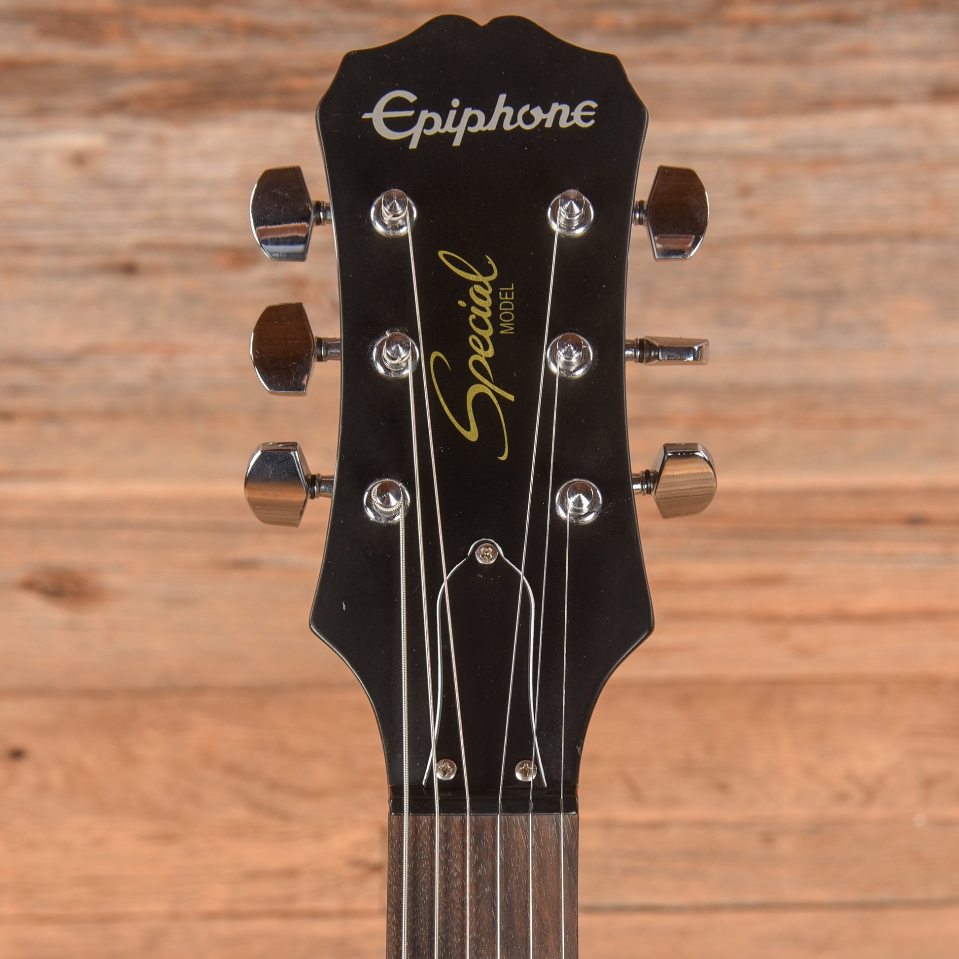 Epiphone Les Paul Special I P90 Worn Ebony 2015 Electric Guitars / Solid Body