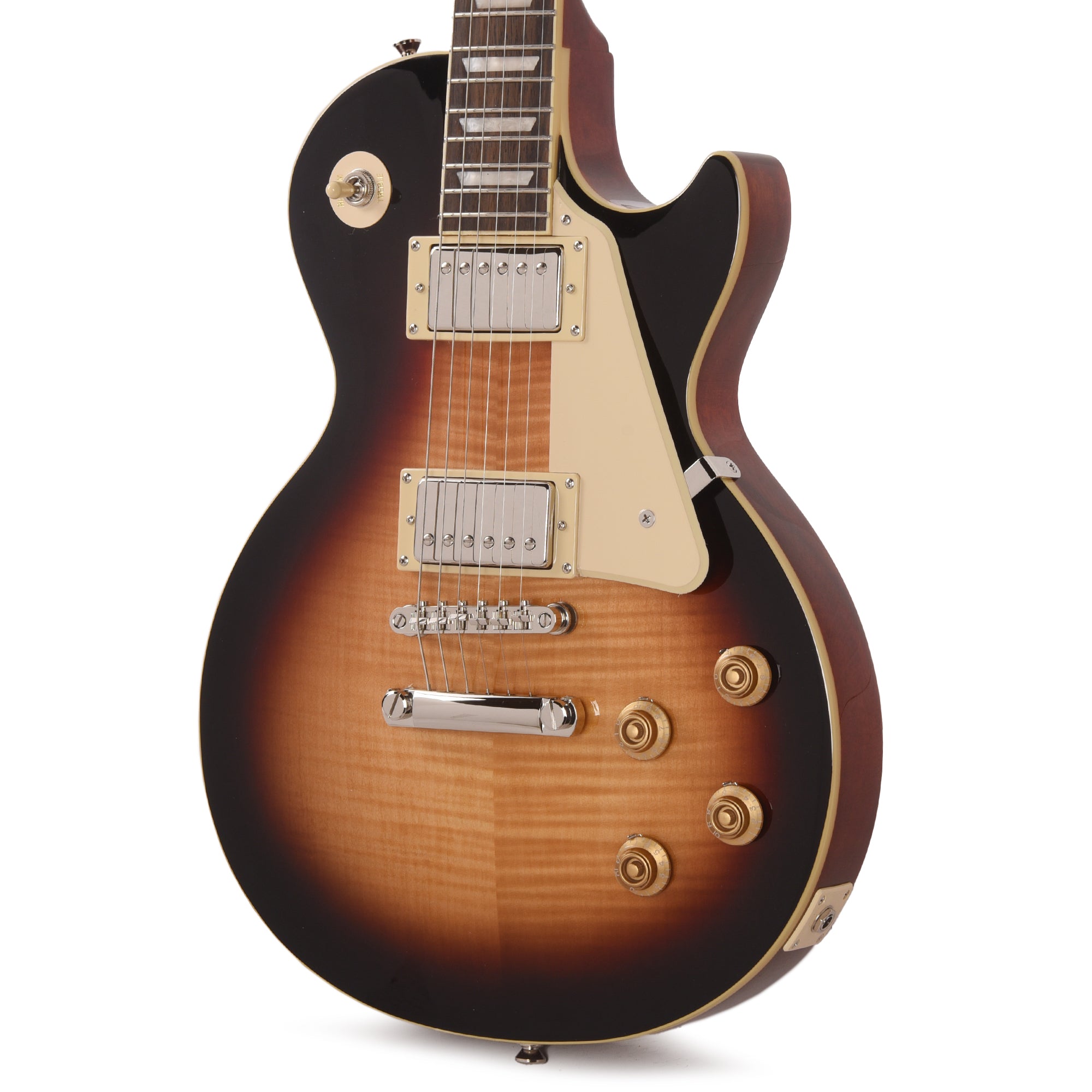 Epiphone Les Paul Standard '50s Figured Bourbon Burst Electric Guitars / Solid Body
