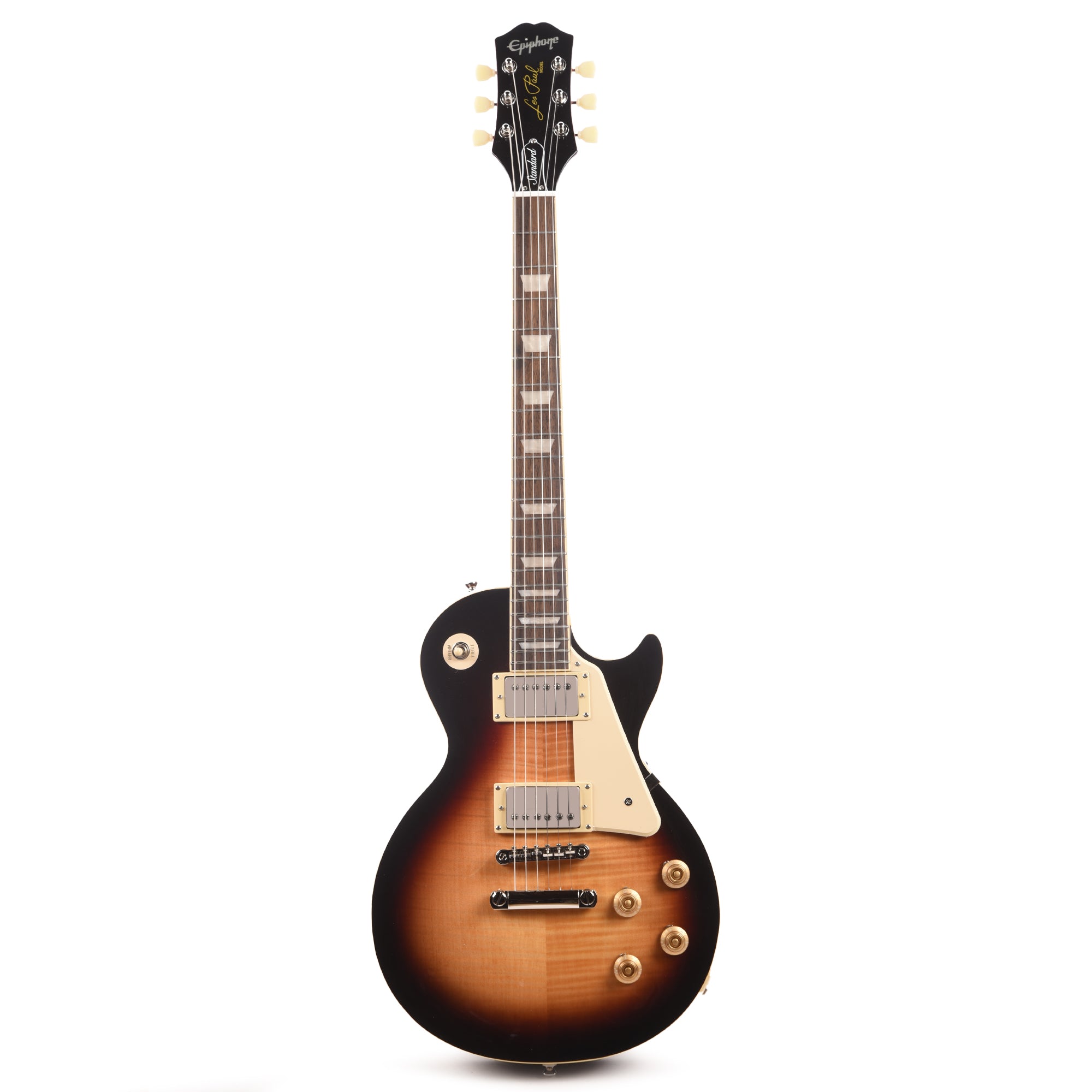 Epiphone Les Paul Standard '50s Figured Bourbon Burst Electric Guitars / Solid Body