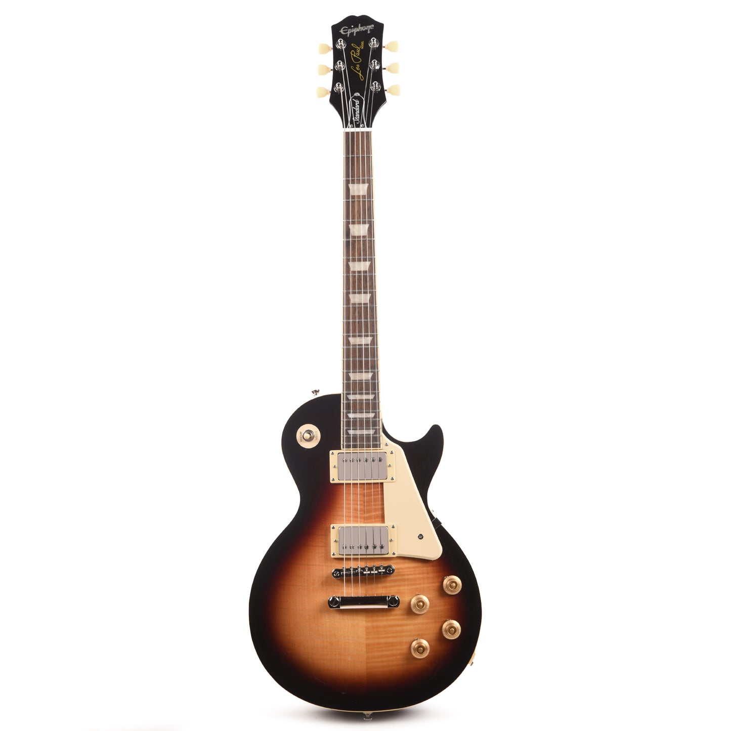 Epiphone Les Paul Standard '50s Figured Bourbon Burst Electric Guitars / Solid Body