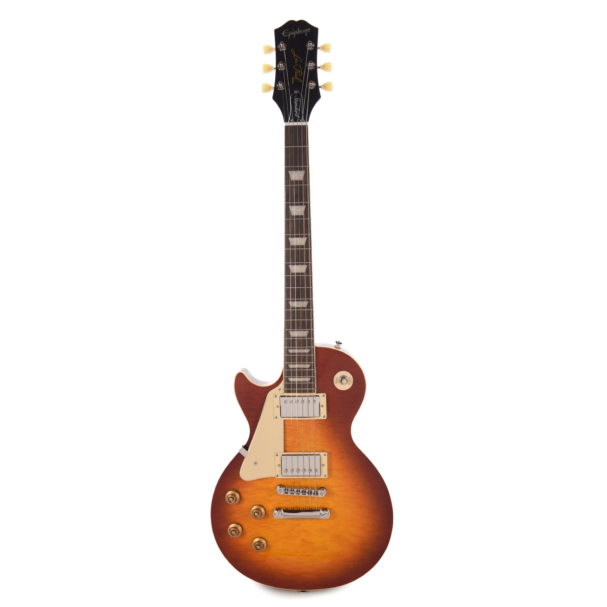 Epiphone Les Paul Standard '50s Figured LEFTY Washed Cherry Sunburst Electric Guitars / Solid Body