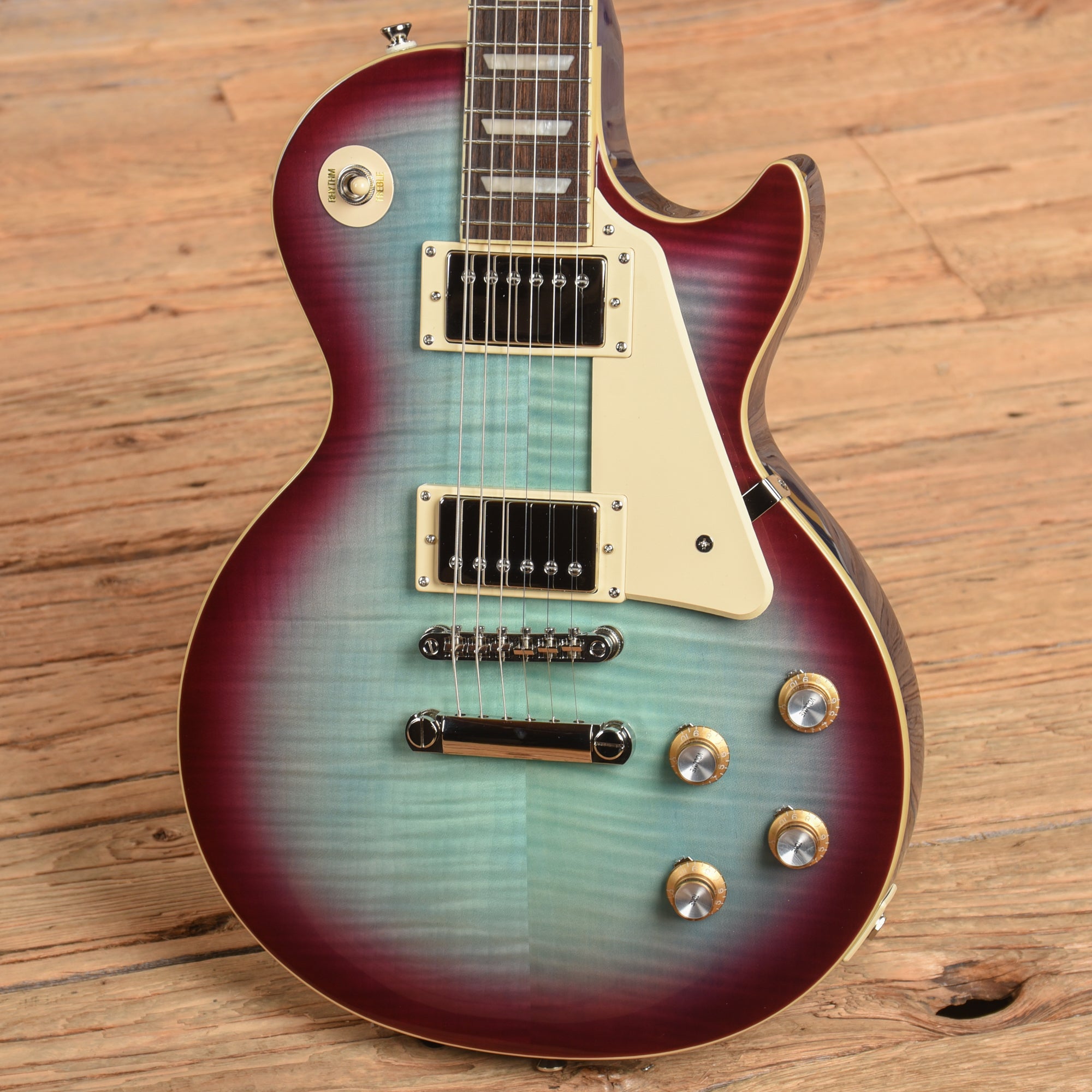 Epiphone Les Paul Standard '60s Figured Blueberry Burst Electric Guitars / Solid Body