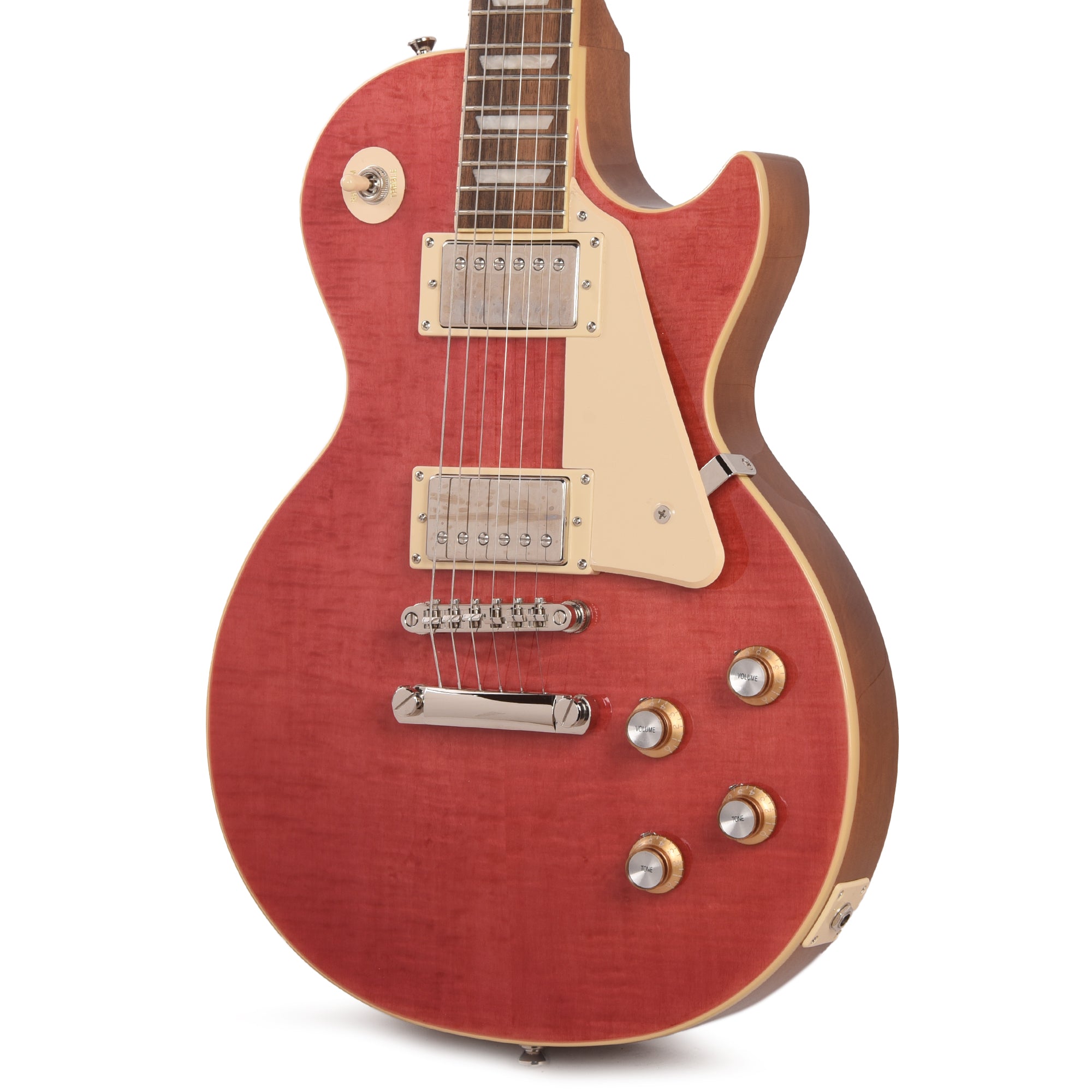 Epiphone Les Paul Standard '60s Figured Fucshia Electric Guitars / Solid Body