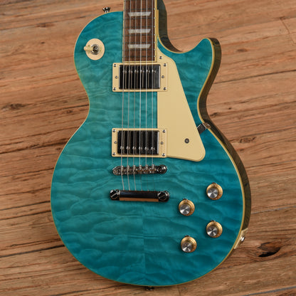 Epiphone Les Paul Standard '60s Quilt Top Transparent Blue 2021 Electric Guitars / Solid Body