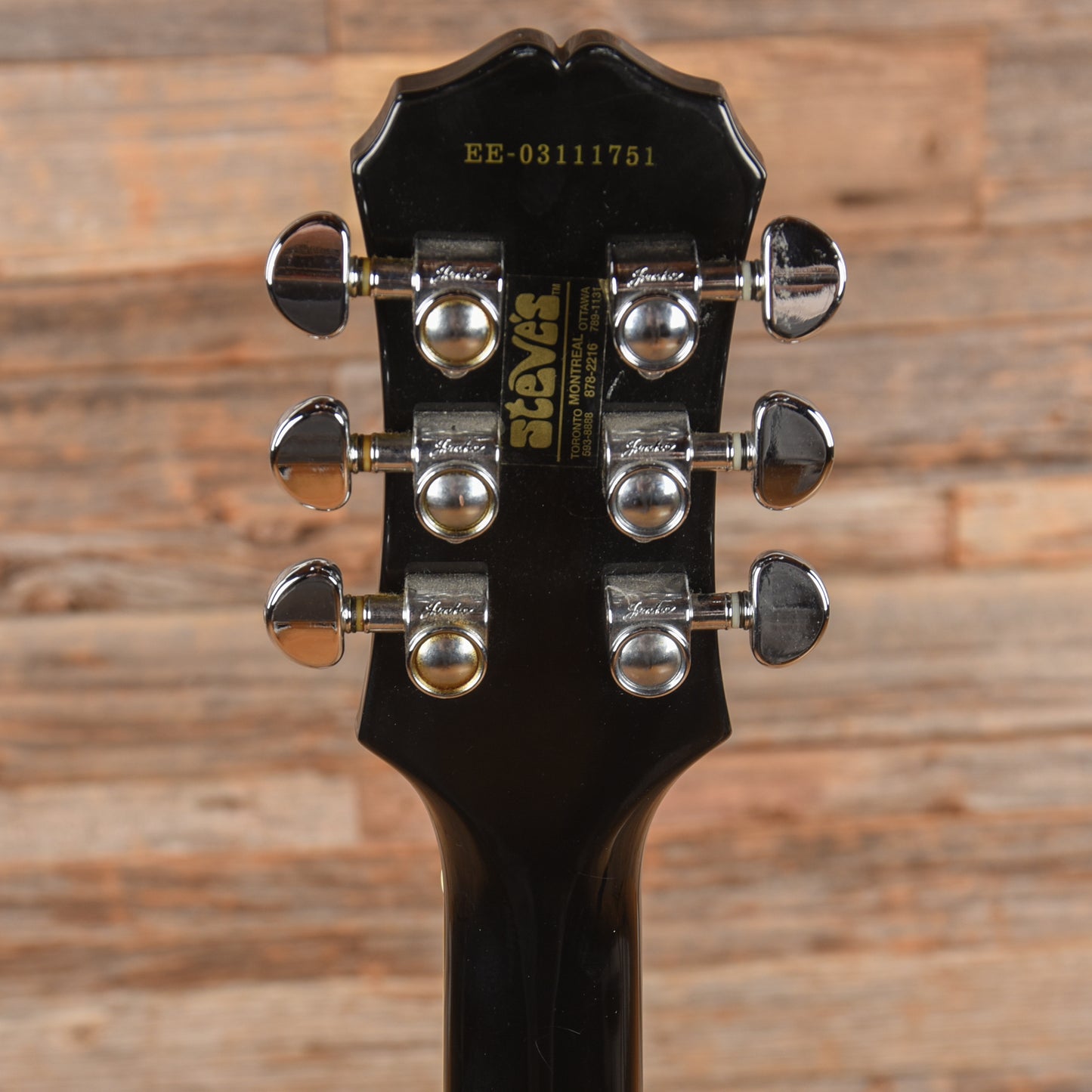 Epiphone Les Paul Standard Black 2003 Electric Guitars / Solid Body