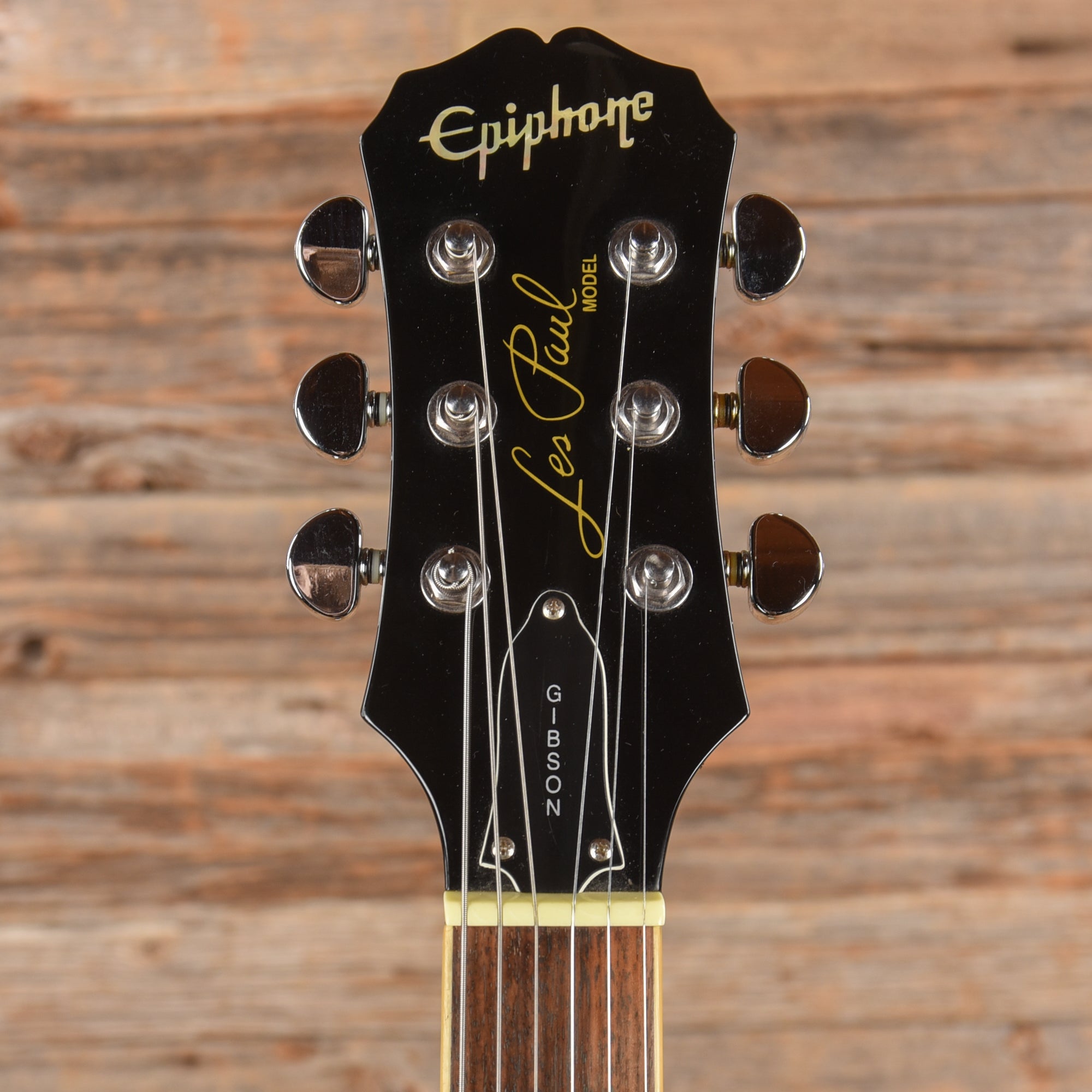 Epiphone Les Paul Standard Black 2003 Electric Guitars / Solid Body