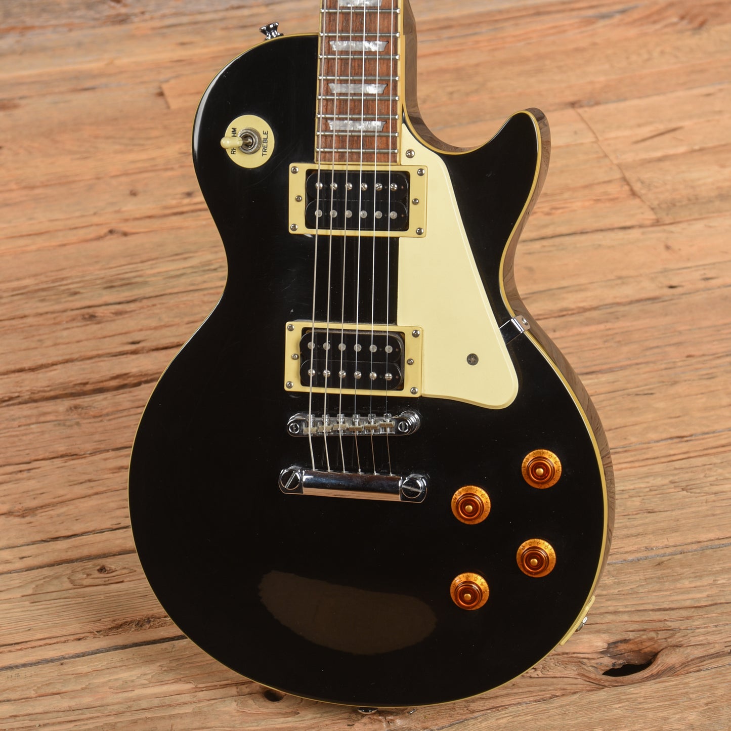 Epiphone Les Paul Standard Black 2003 Electric Guitars / Solid Body