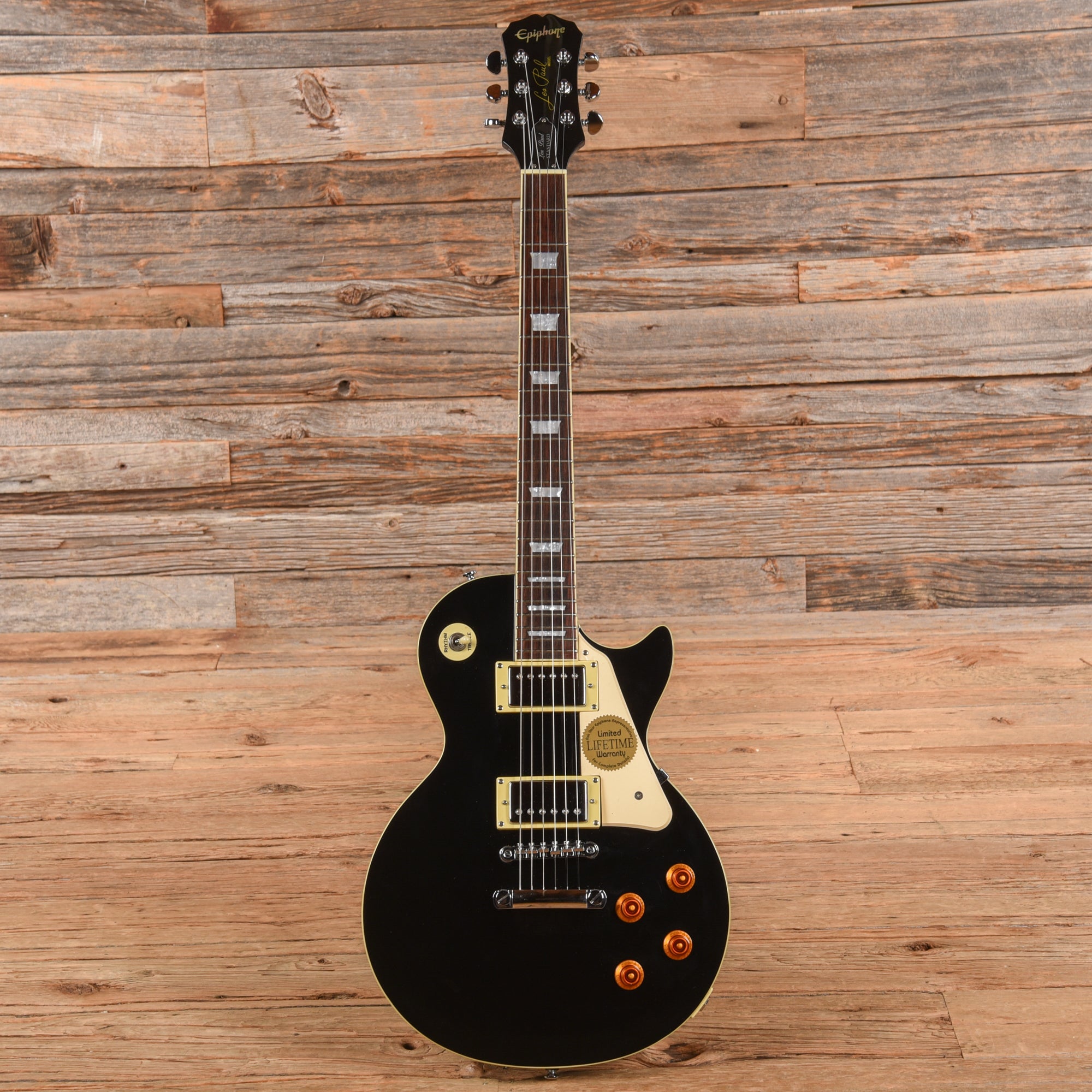 Epiphone Les Paul Standard Black 2006 Electric Guitars / Solid Body