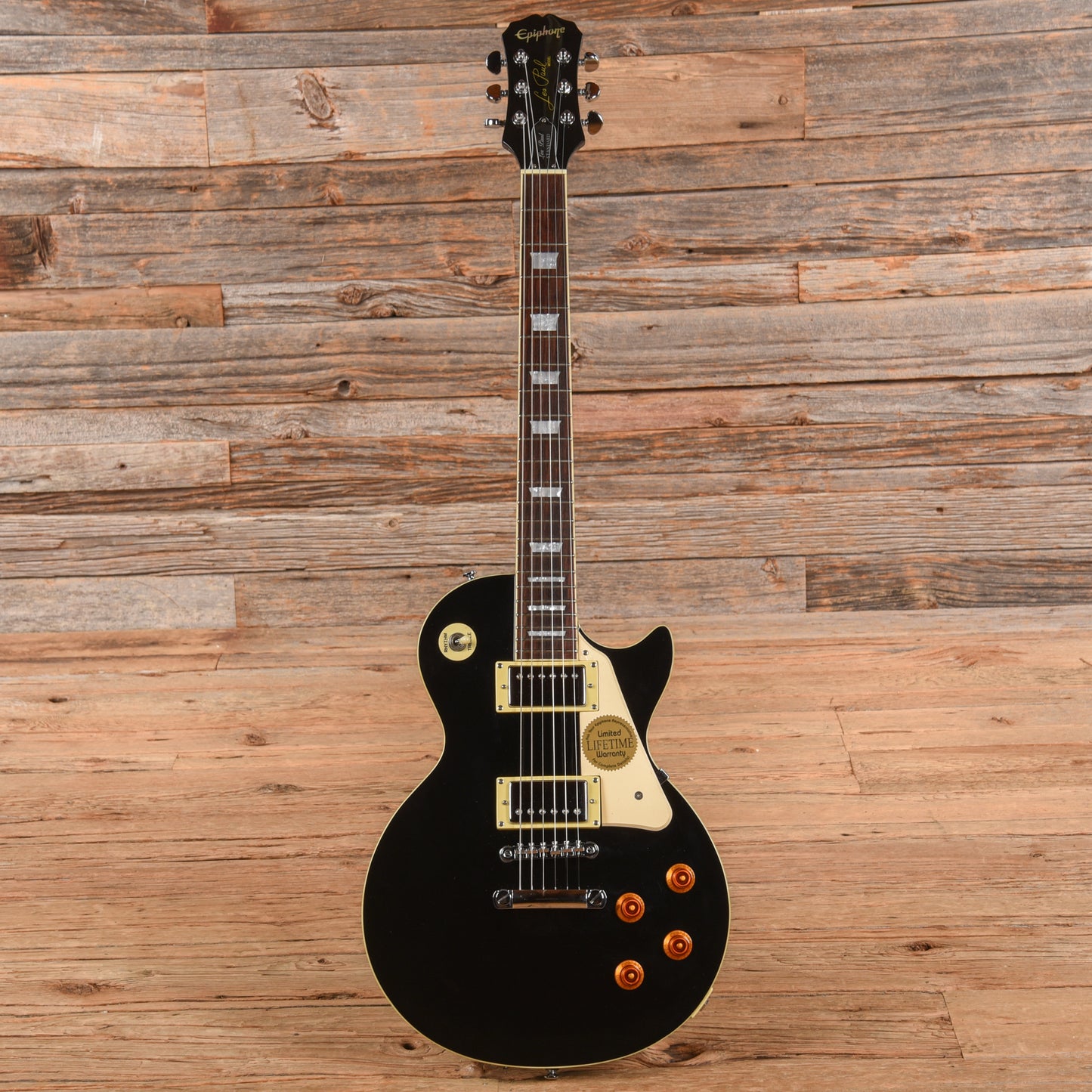 Epiphone Les Paul Standard Black 2006 Electric Guitars / Solid Body