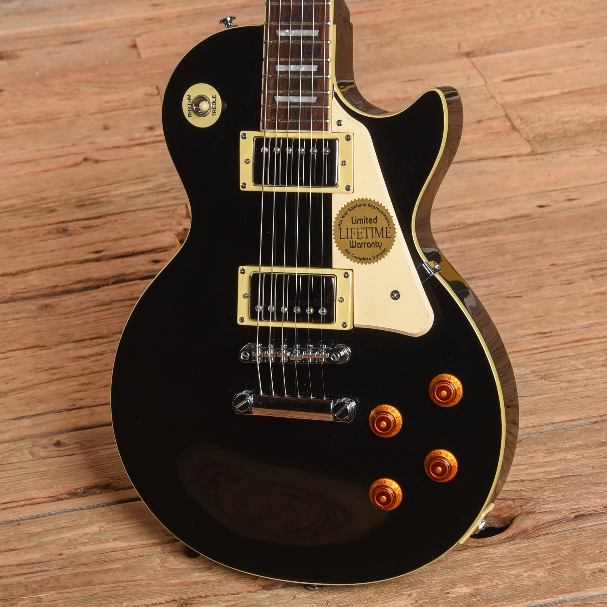 Epiphone Les Paul Standard Black 2006 Electric Guitars / Solid Body