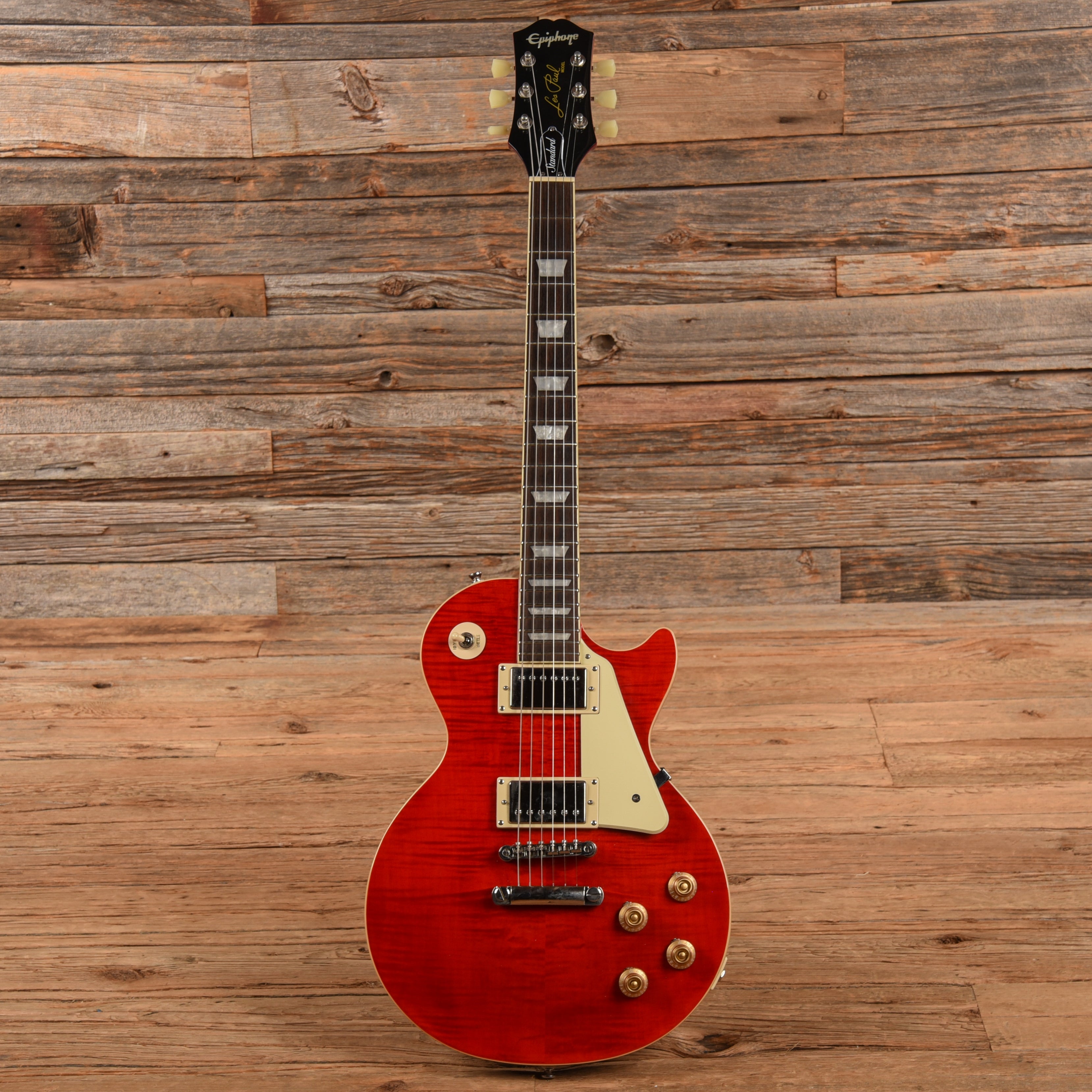 Epiphone Les Paul Standard Cherry 2020 Electric Guitars / Solid Body