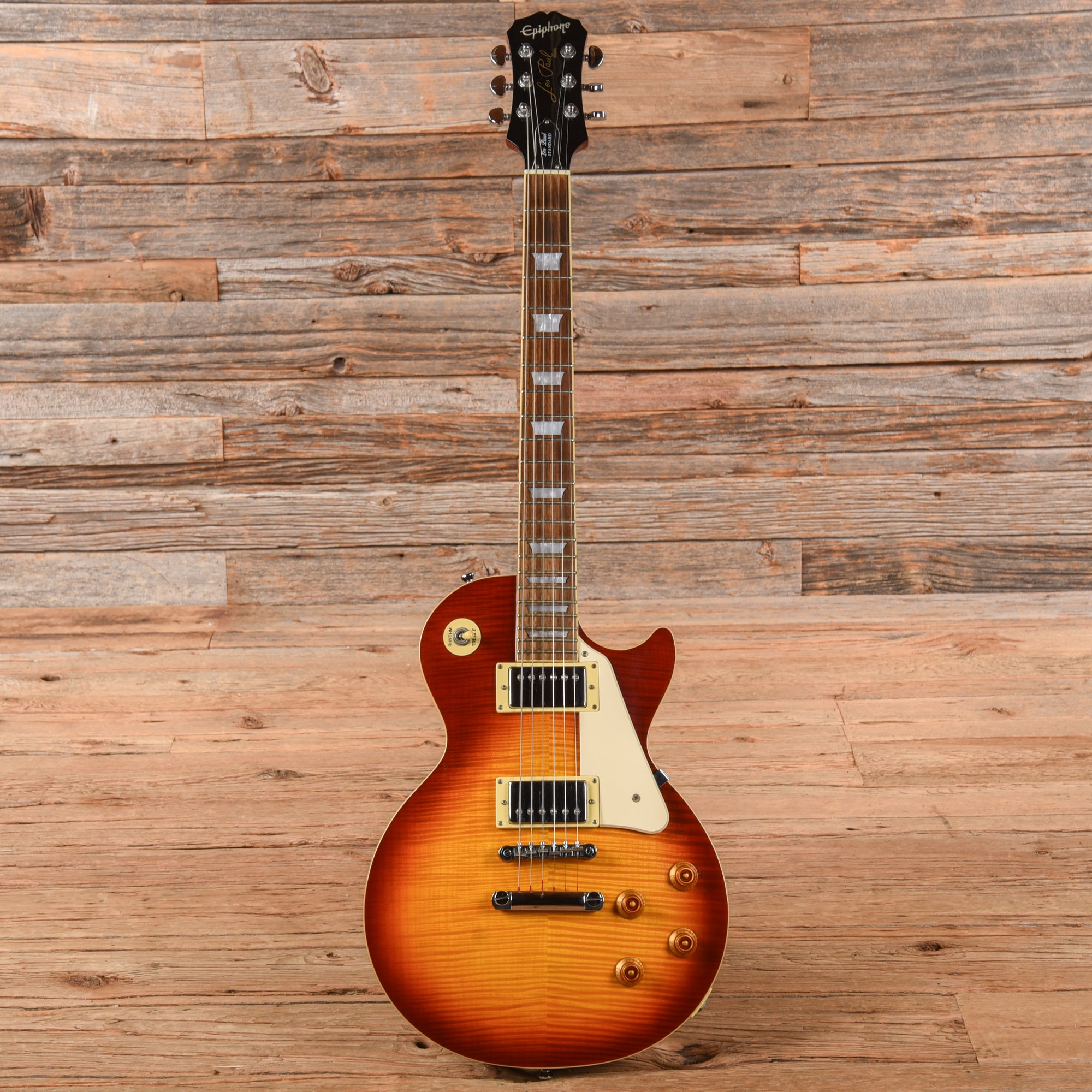 Epiphone Les Paul Standard Cherry Sunburst 2005 Electric Guitars / Solid Body