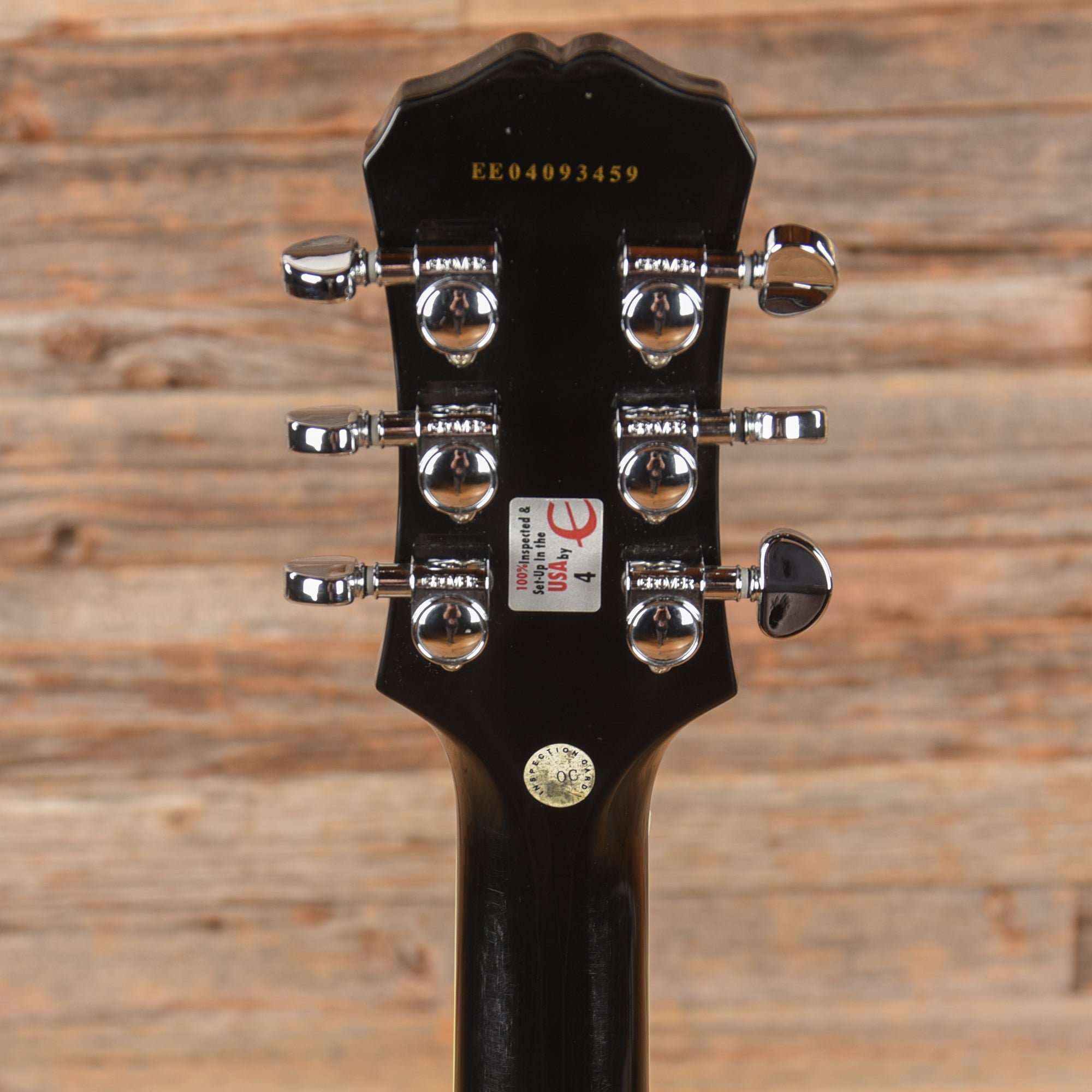 Epiphone Les Paul Standard Ebony 2004 Electric Guitars / Solid Body