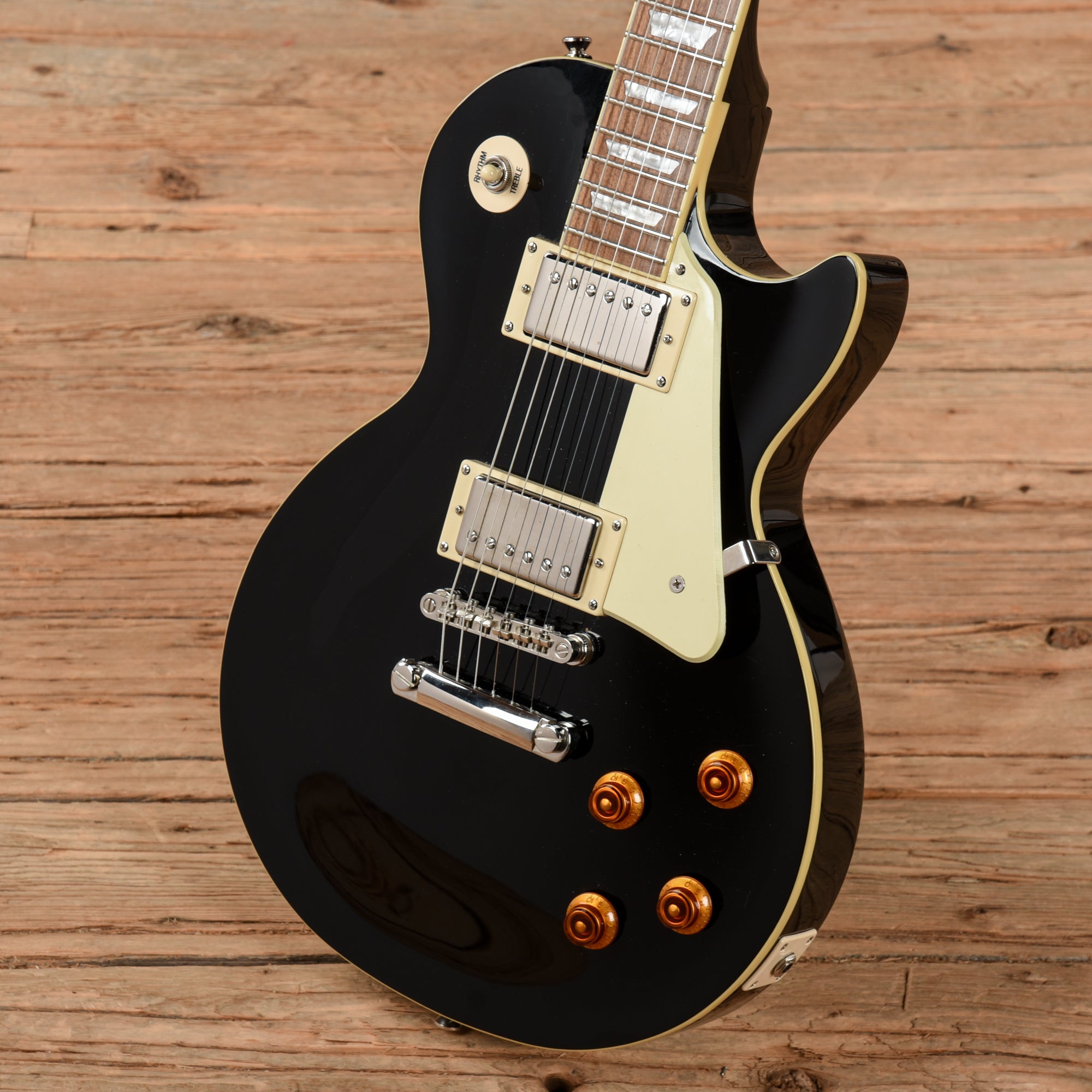 Epiphone Les Paul Standard Ebony 2018 Electric Guitars / Solid Body