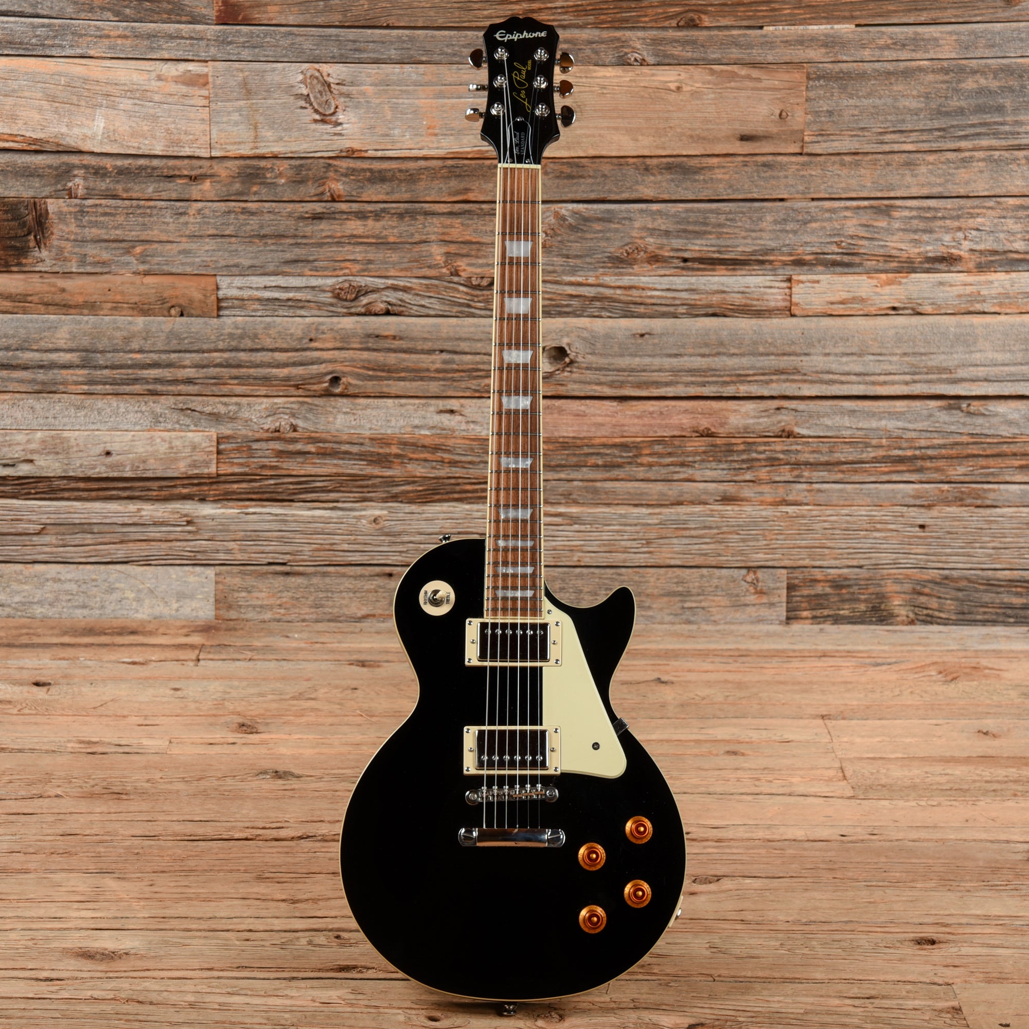 Epiphone Les Paul Standard Ebony 2018 Electric Guitars / Solid Body