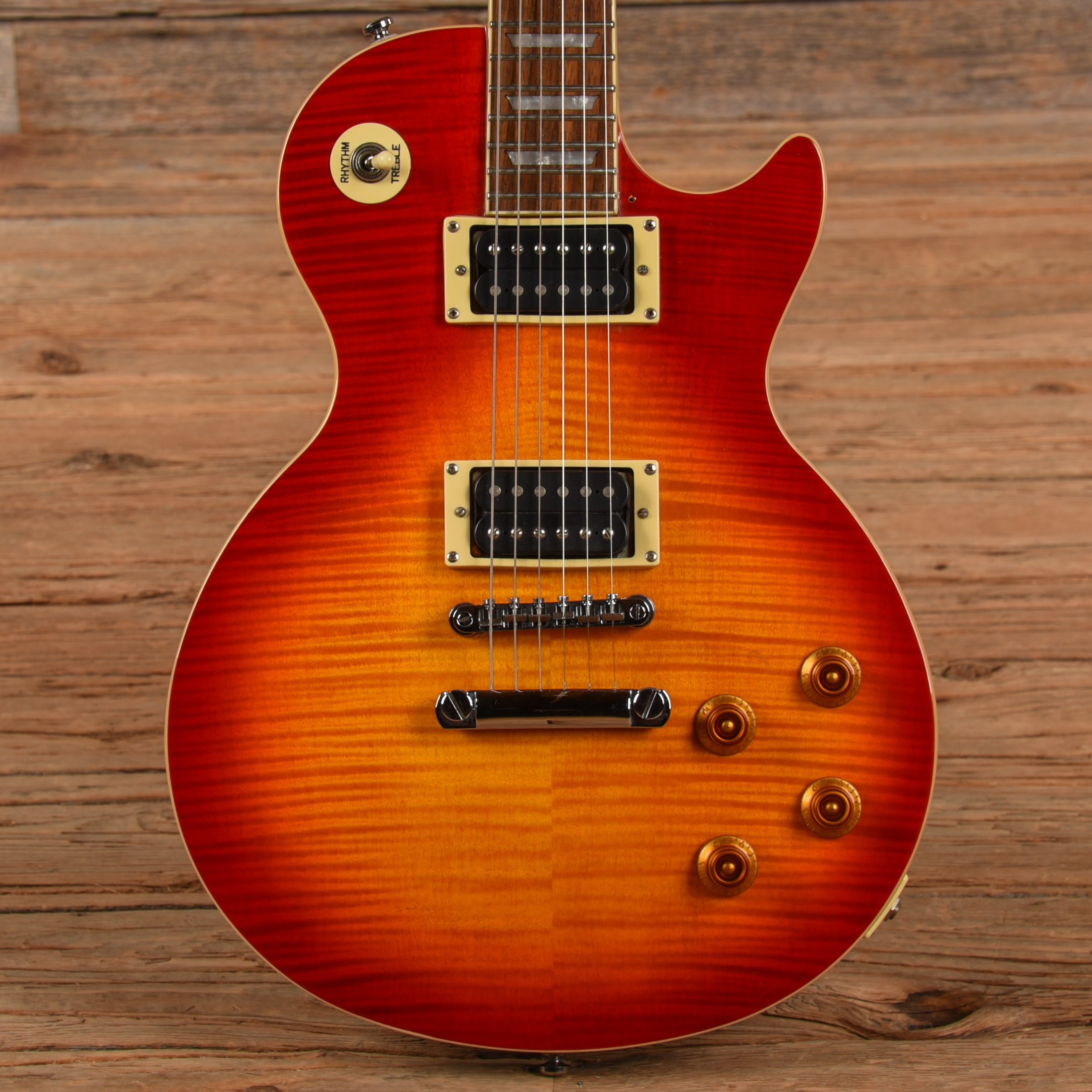 Epiphone Les Paul Standard Plus Top Cherry Sunburst 2003 Electric Guitars / Solid Body