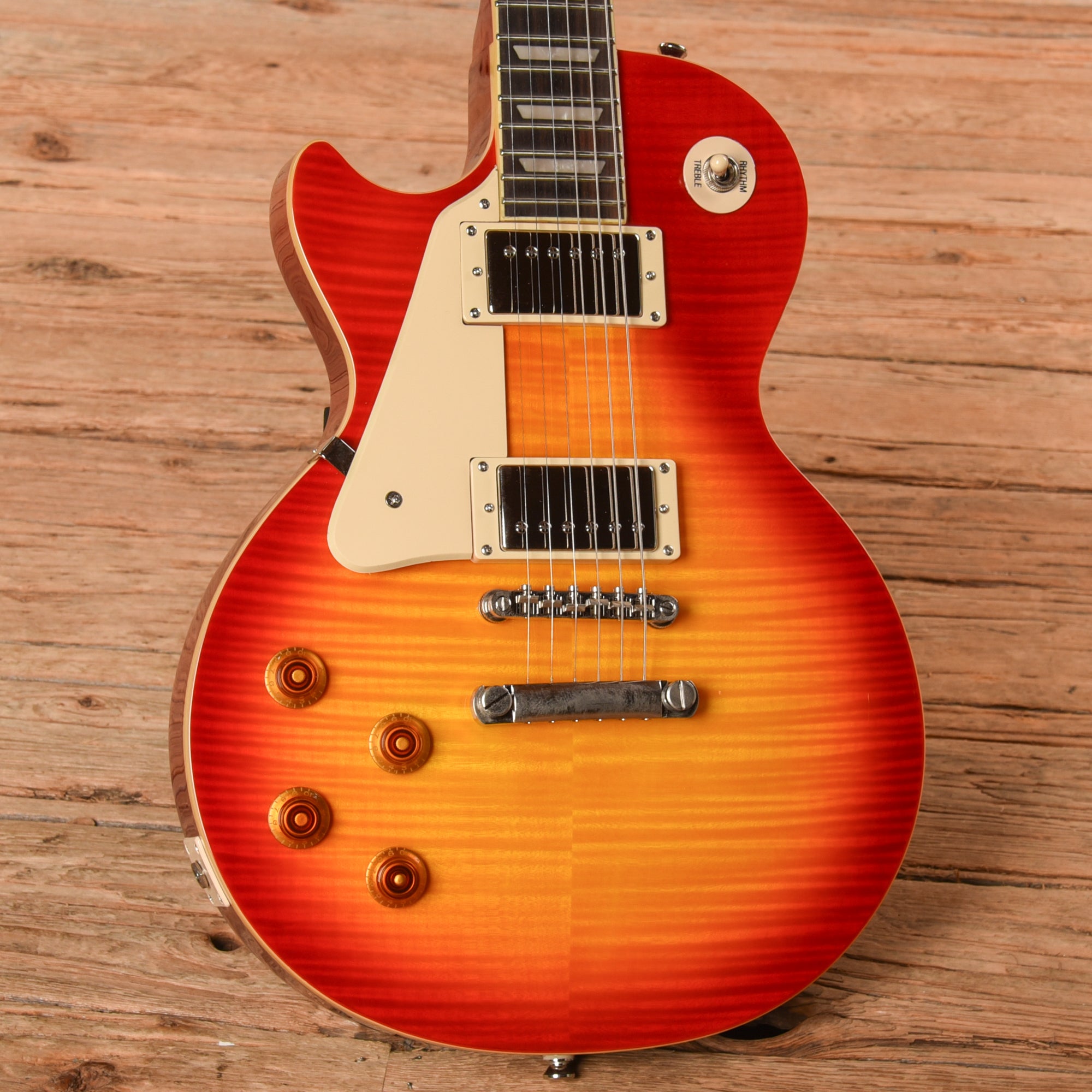 Epiphone Les Paul Standard Plus Top Pro Cherry Sunburst 2014 LEFTY Electric Guitars / Solid Body