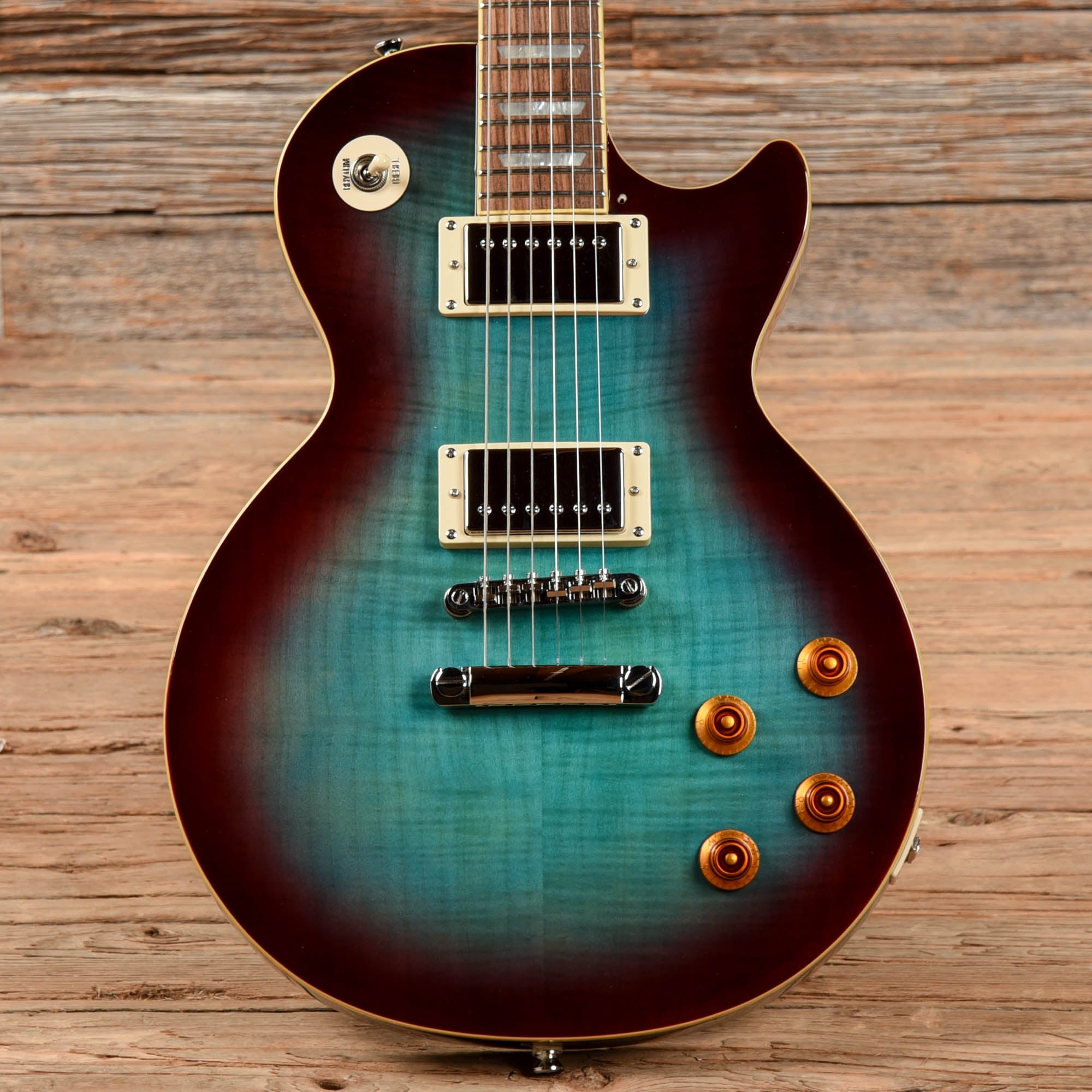Epiphone Les Paul Standard Pro Blueberry Burst Electric Guitars / Solid Body