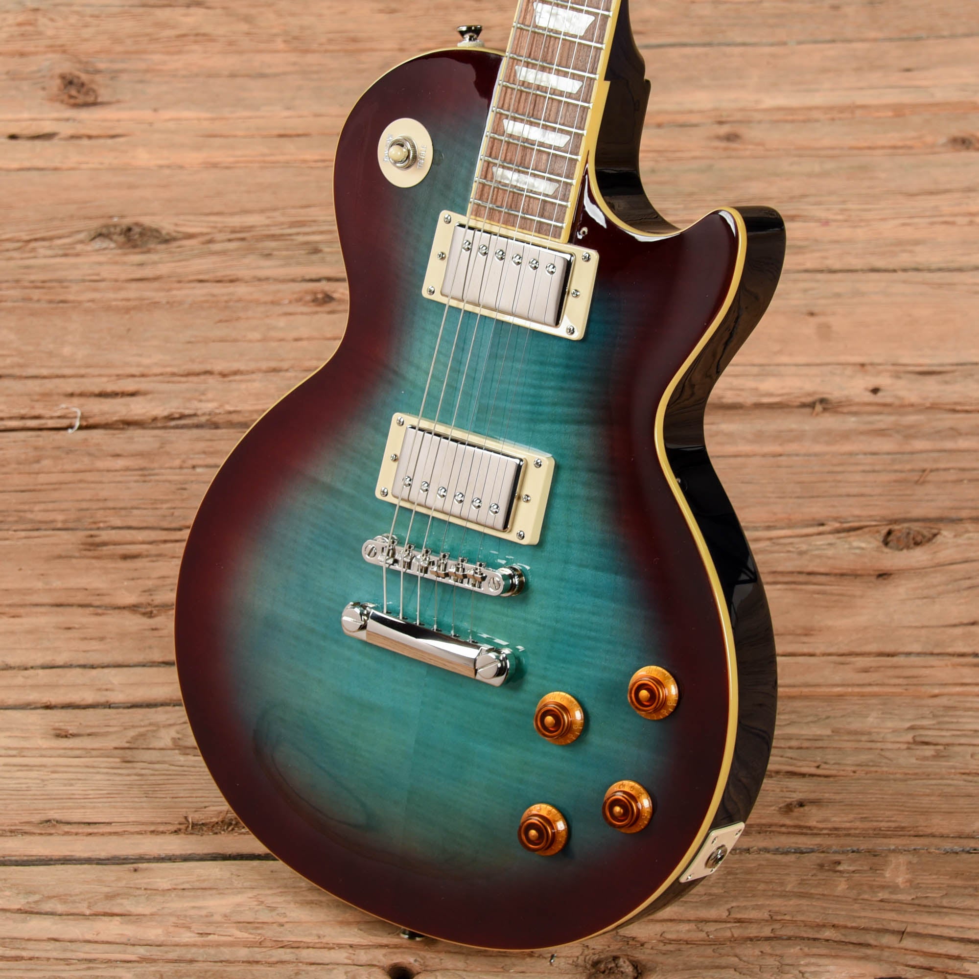 Epiphone Les Paul Standard Pro Blueberry Burst Electric Guitars / Solid Body