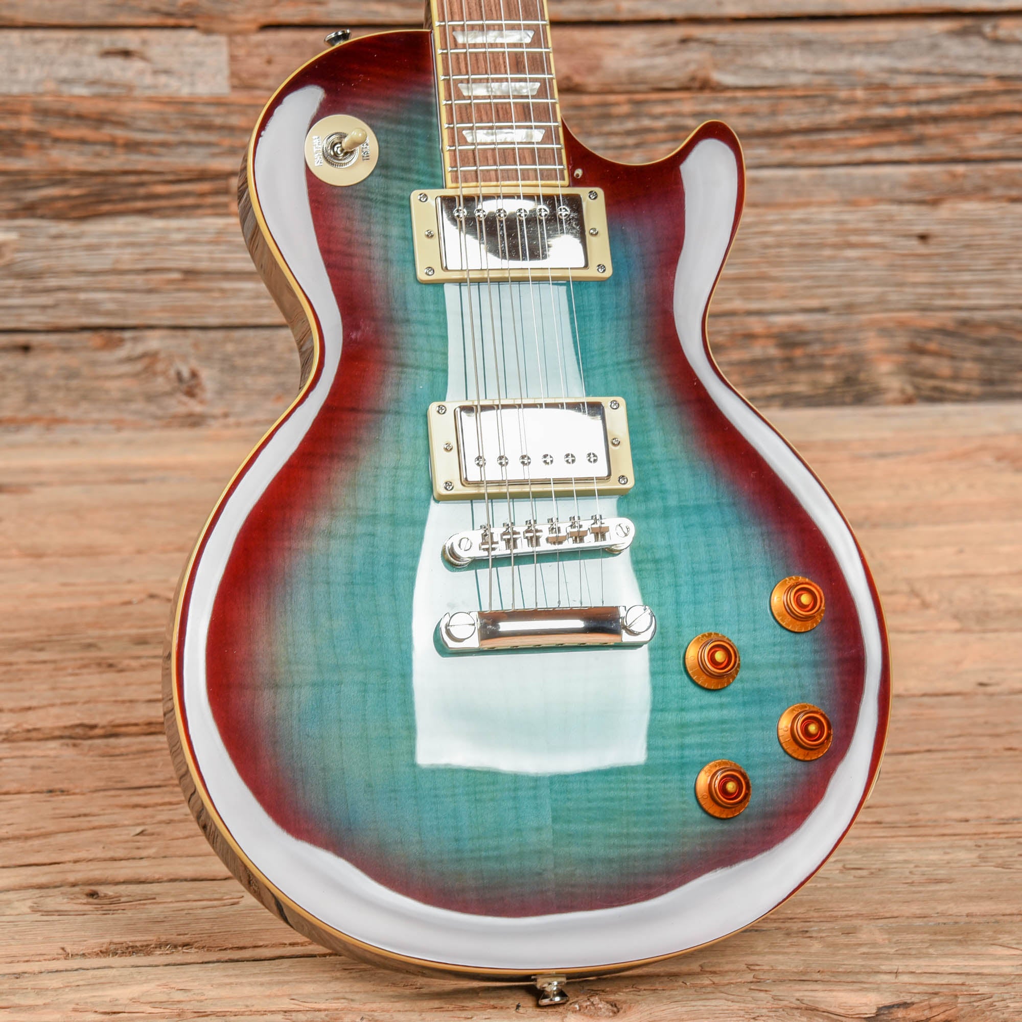 Epiphone Les Paul Standard Pro Blueberry Burst Electric Guitars / Solid Body