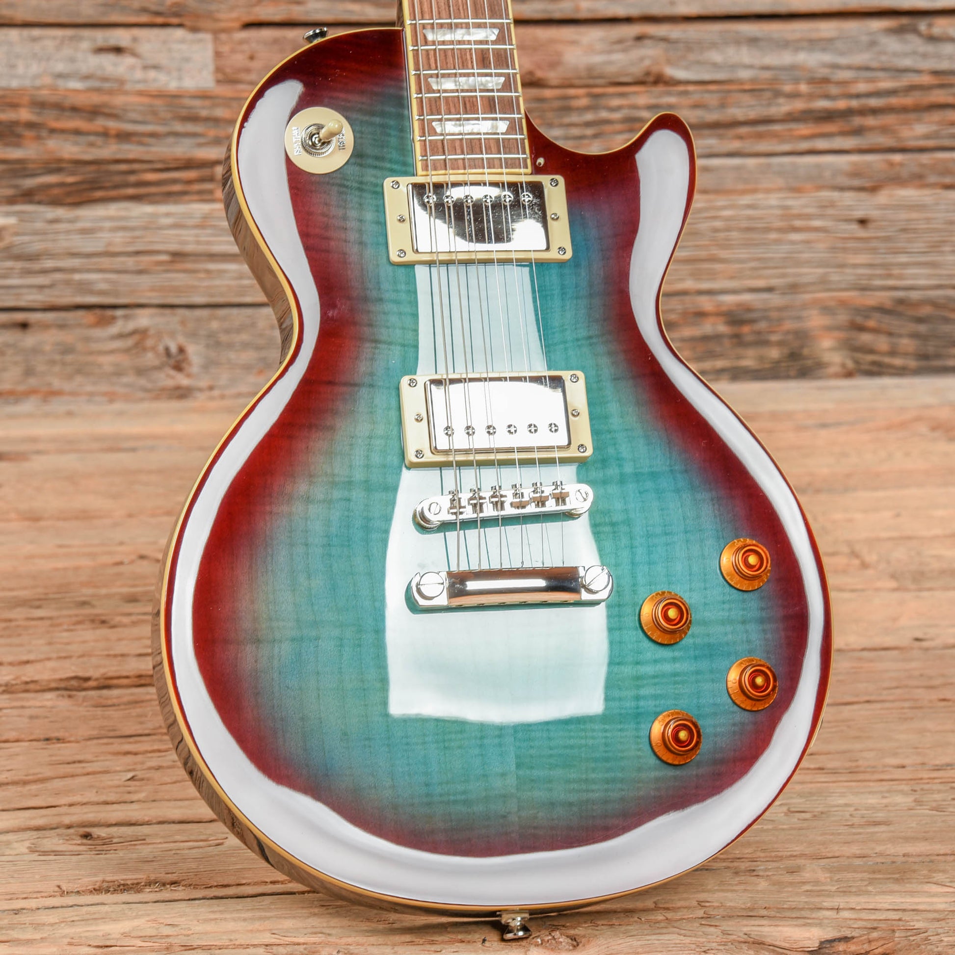 Epiphone Les Paul Standard Pro Blueberry Burst Electric Guitars / Solid Body