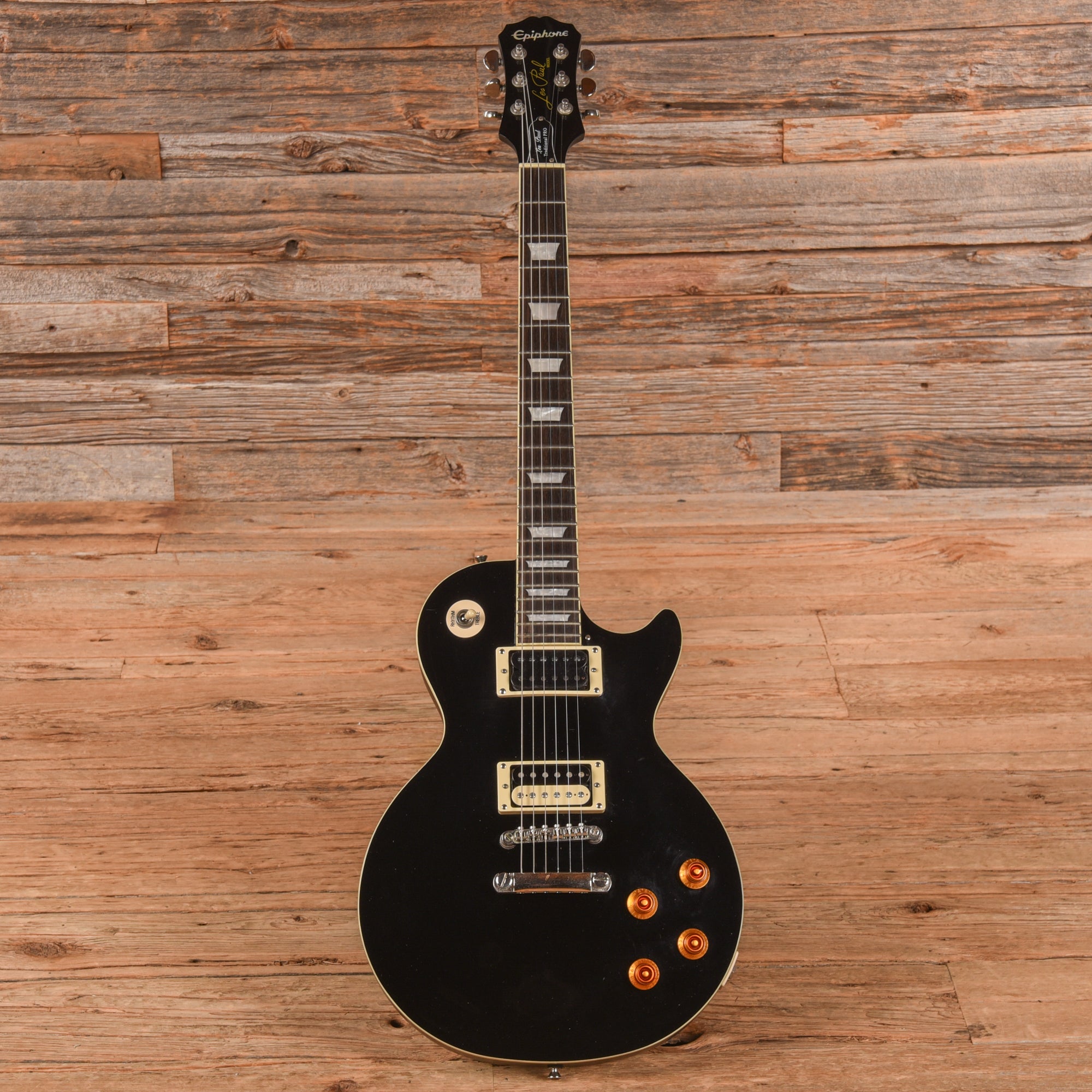 Epiphone Les Paul Traditional Pro Ebony 2014 Electric Guitars / Solid Body