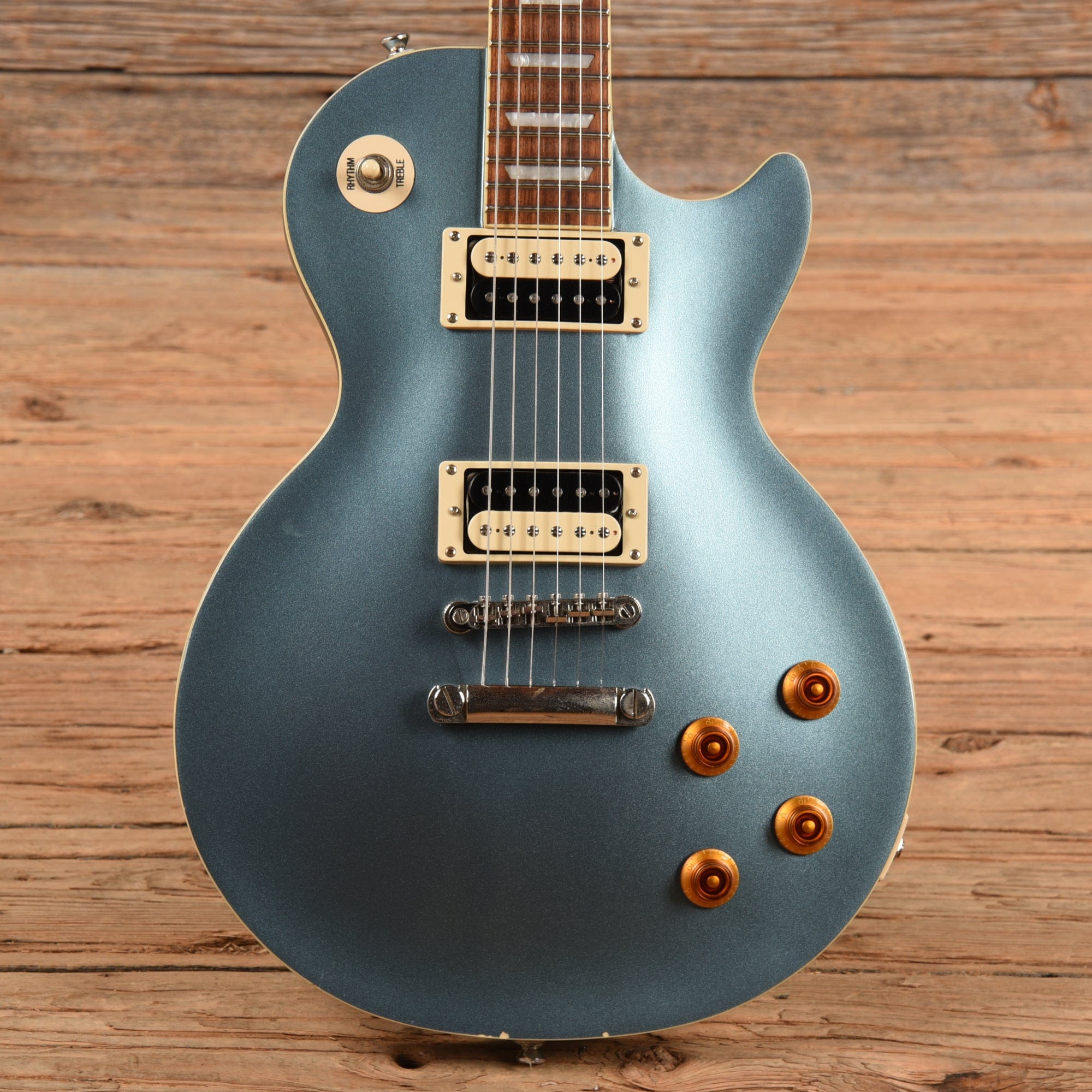 Epiphone Les Paul Traditional Pro III Pelham Blue 2019 – Chicago Music ...