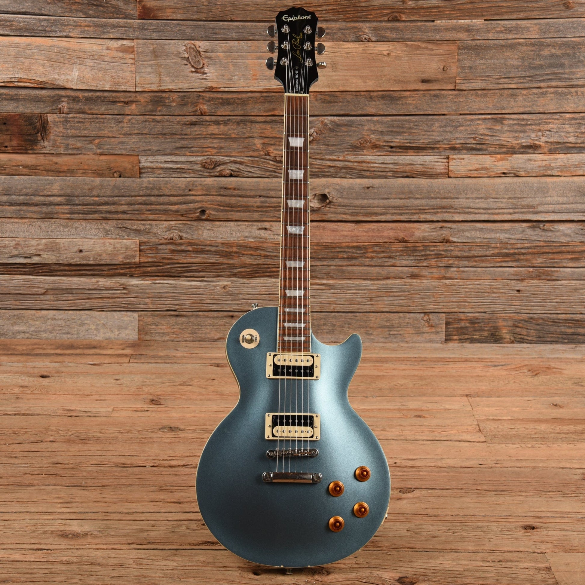 Epiphone Les Paul Traditional Pro III Pelham Blue 2019 Electric Guitars / Solid Body