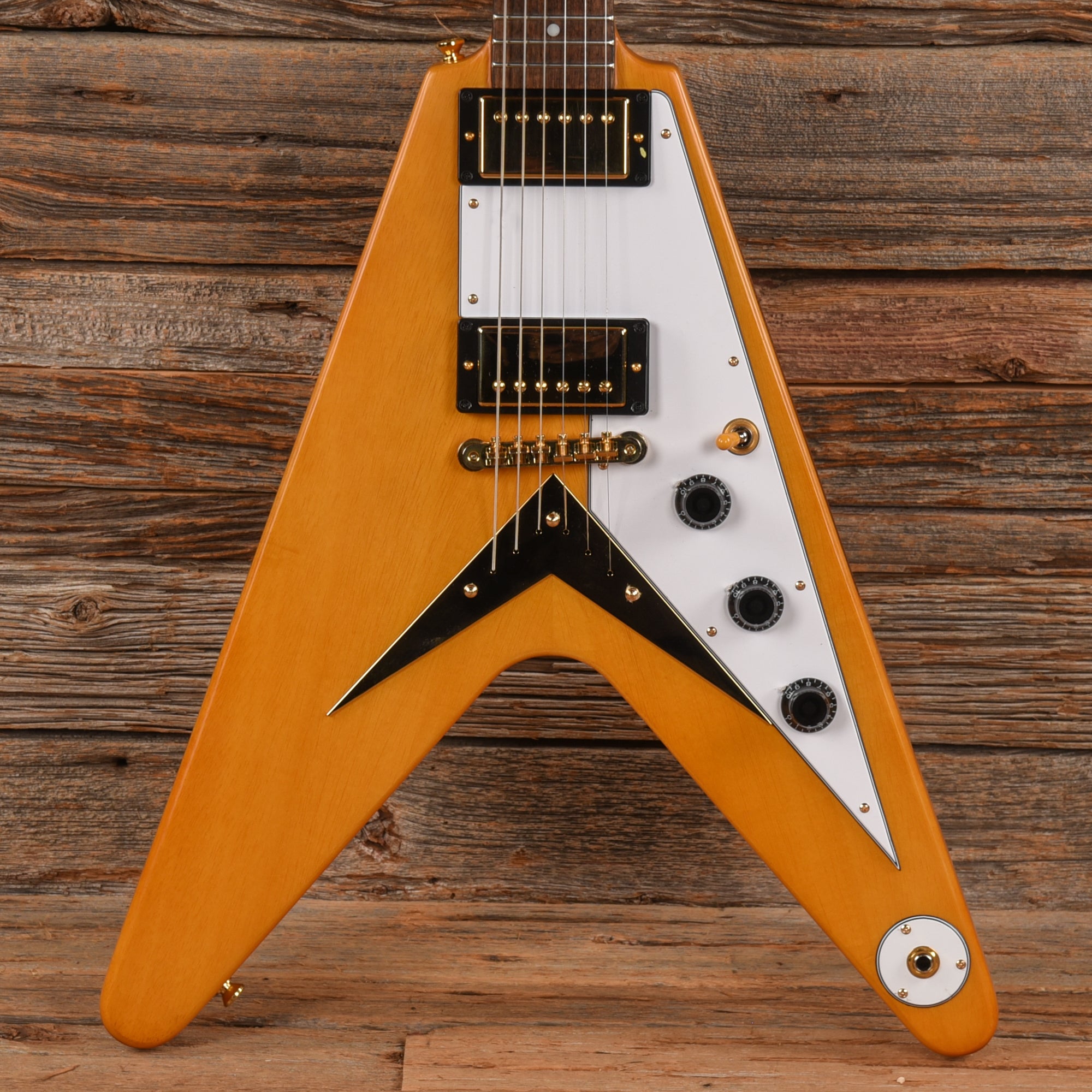 Epiphone Limited Edition '58 Korina Flying V Reissue Natural 2023 Electric Guitars / Solid Body
