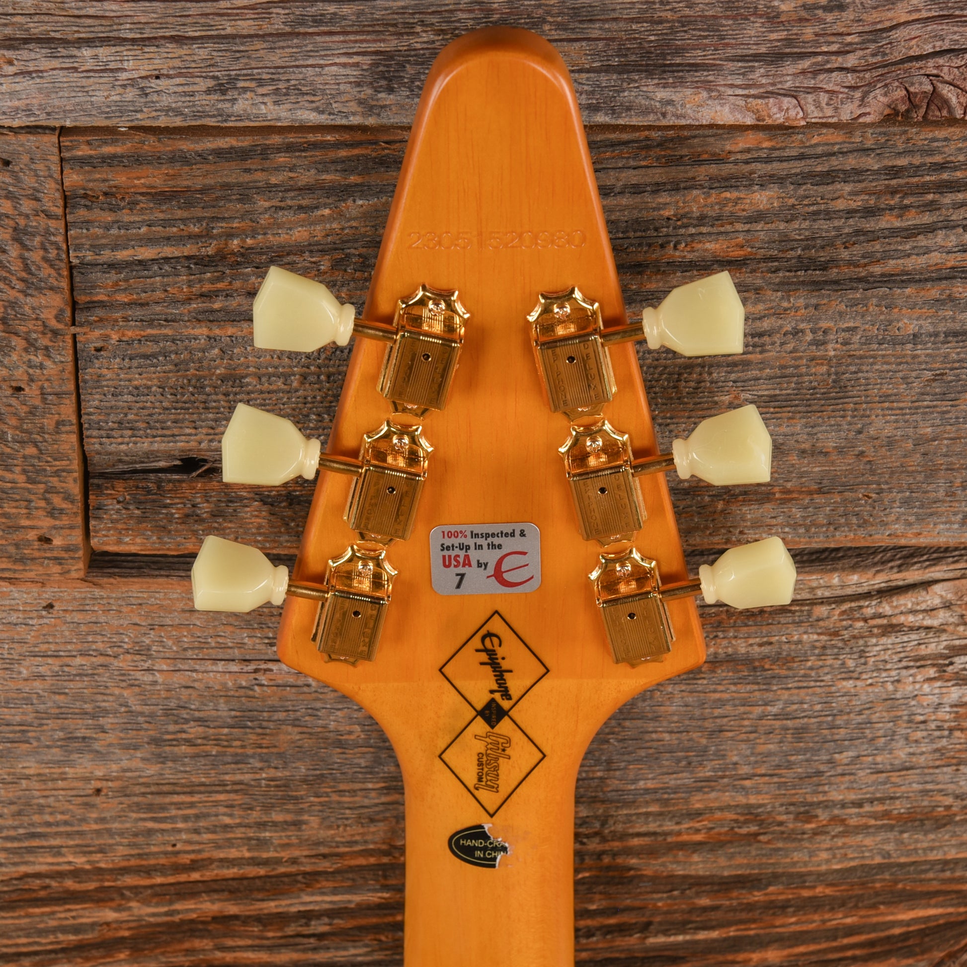 Epiphone Limited Edition '58 Korina Flying V Reissue Natural 2023 Electric Guitars / Solid Body