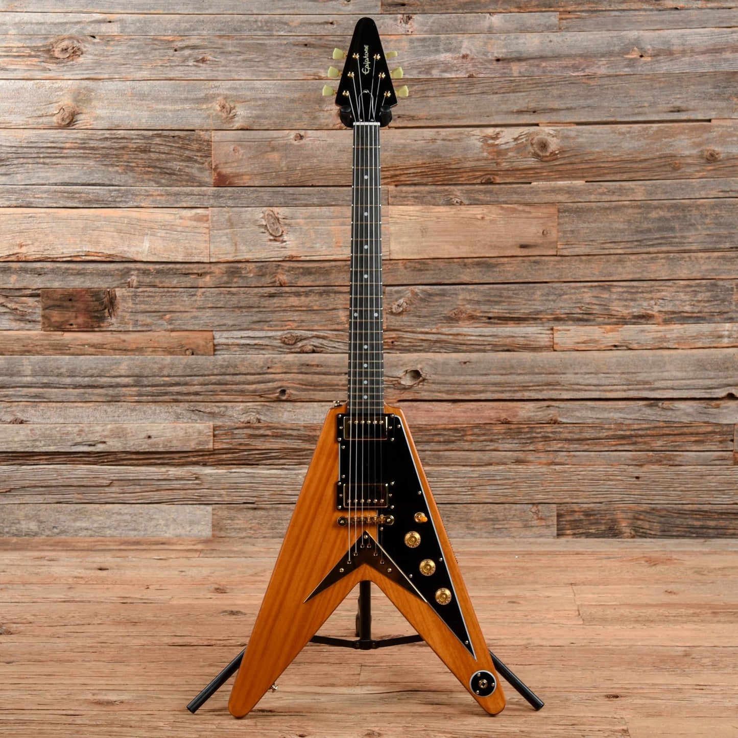 Epiphone Limited Edition '58 Korina Flying V Reissue Natural Electric Guitars / Solid Body