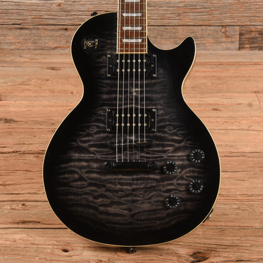Epiphone Limited Edition Les Paul Standard Transparent Black 2000 Electric Guitars / Solid Body