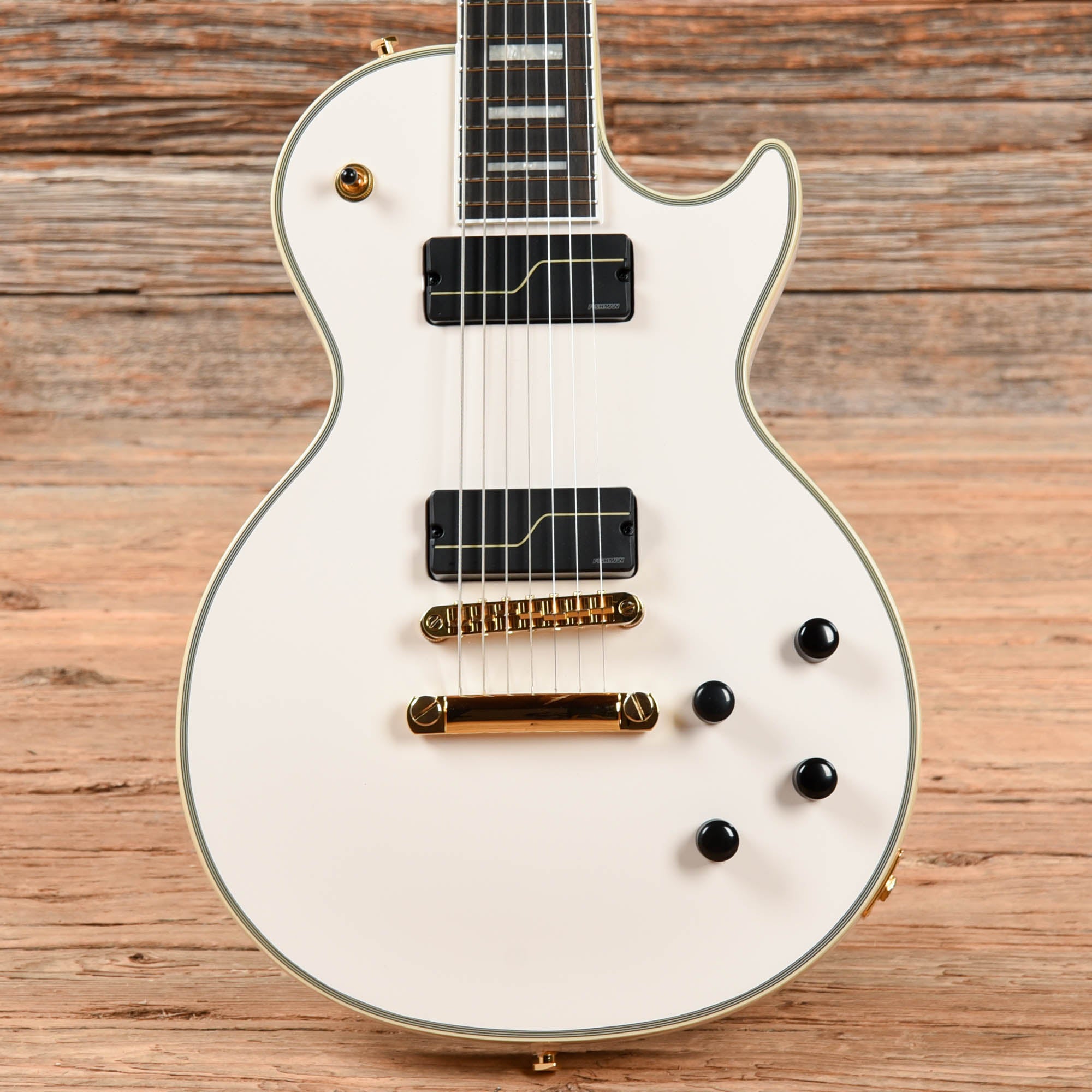 Epiphone Matt Heafy Les Paul Custom Origins 7-String Snow White 2022 Electric Guitars / Solid Body