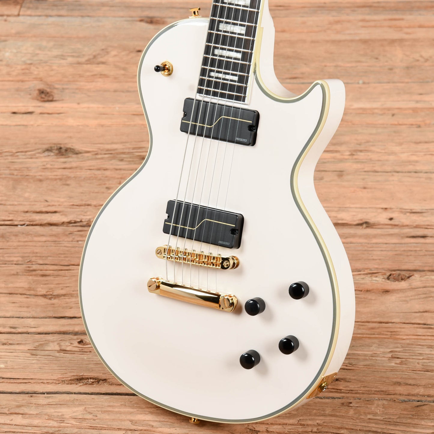 Epiphone Matt Heafy Les Paul Custom Origins 7-String Snow White 2022 Electric Guitars / Solid Body