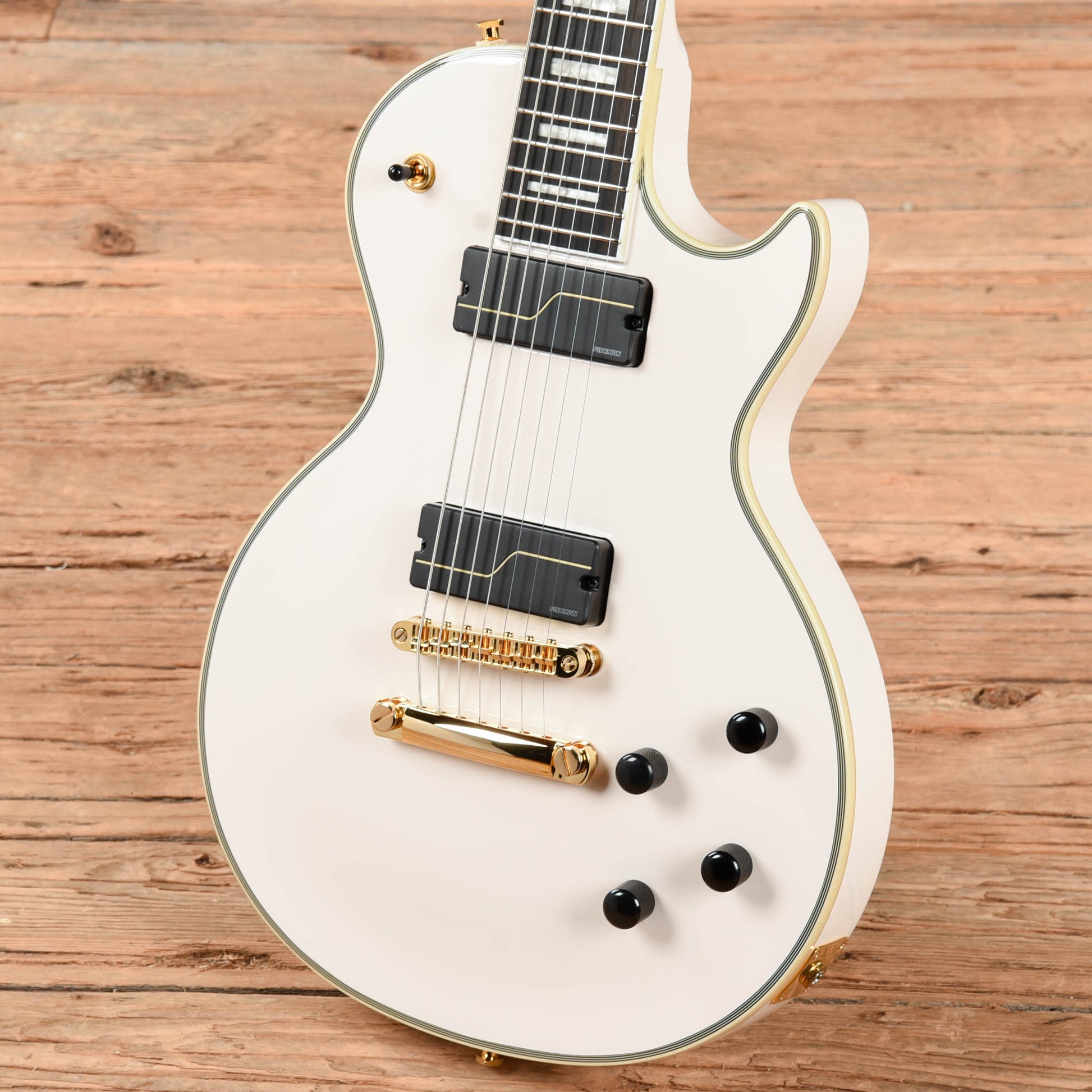 Epiphone Matt Heafy Les Paul Custom Origins 7-String Snow White 2022 Electric Guitars / Solid Body
