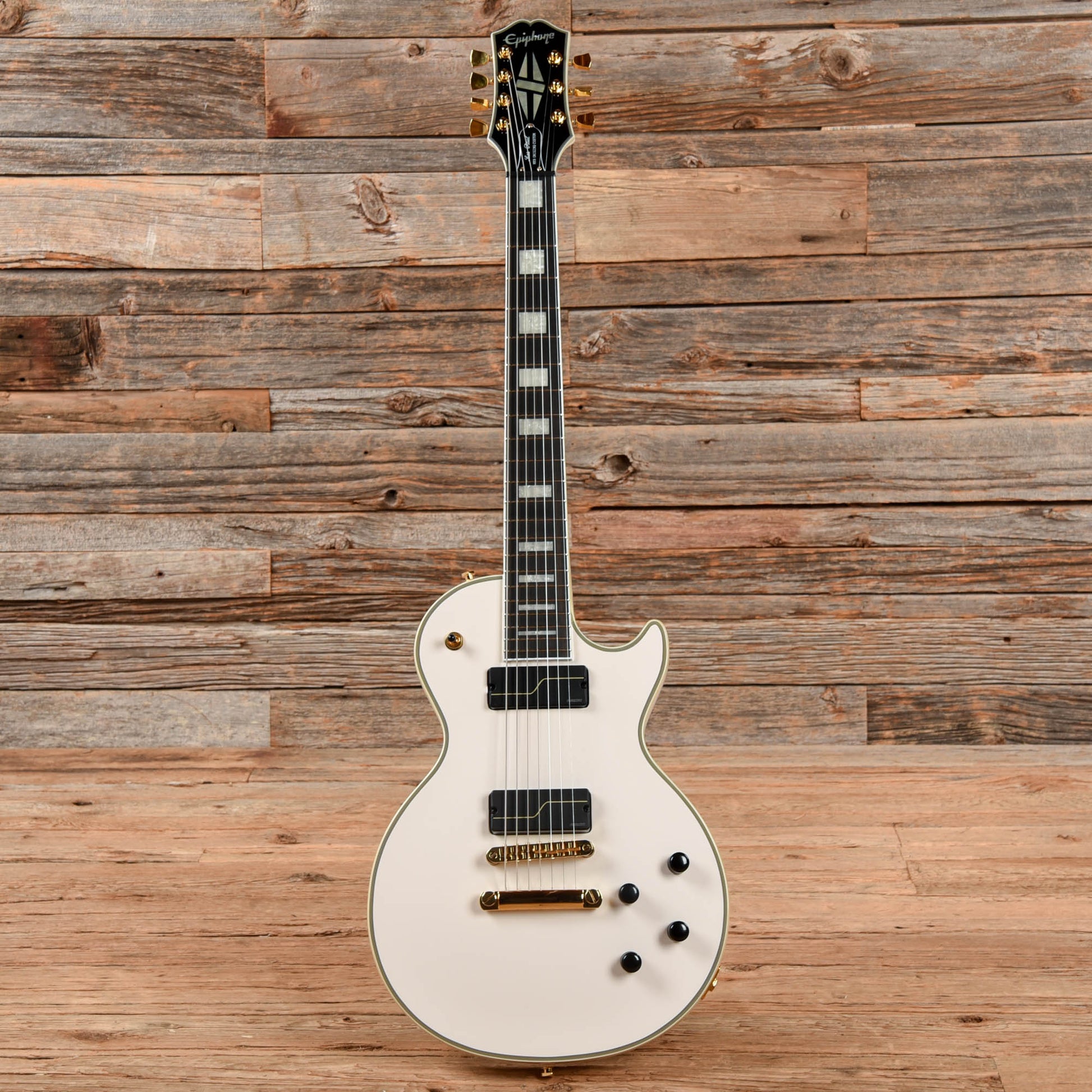 Epiphone Matt Heafy Les Paul Custom Origins 7-String Snow White 2022 Electric Guitars / Solid Body