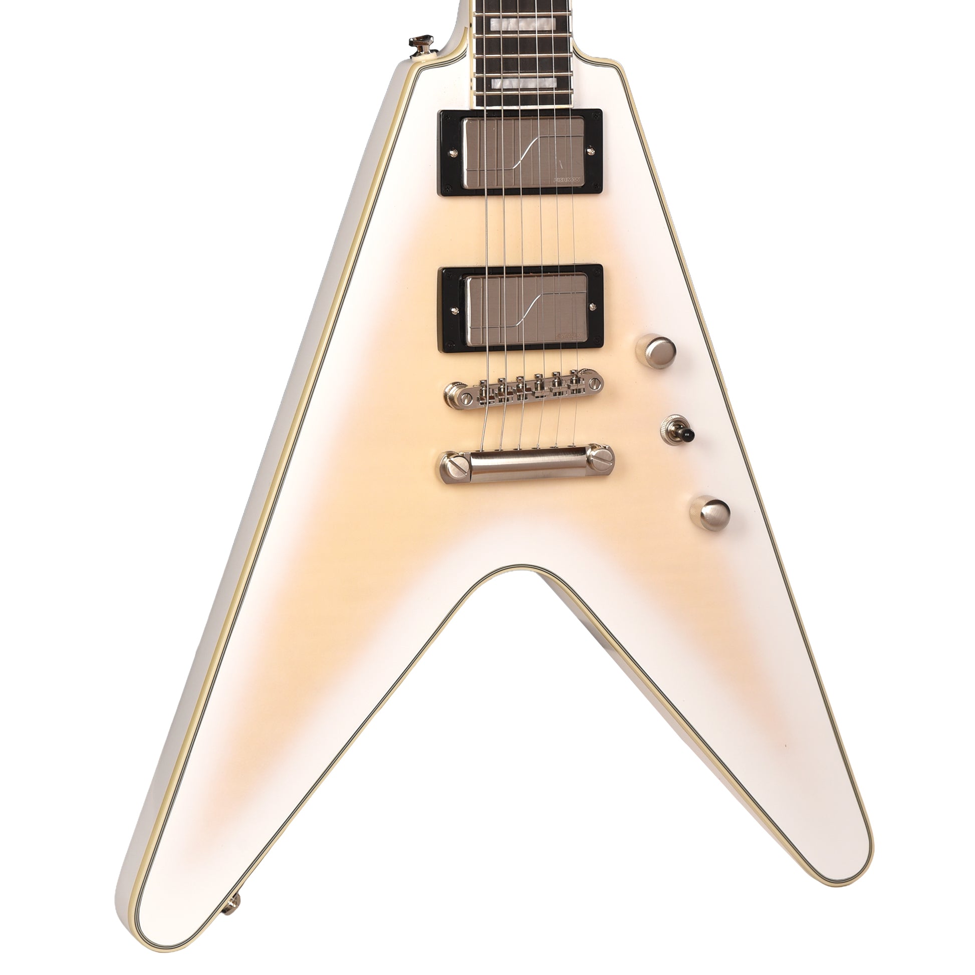 Epiphone Modern Flying V Prophecy Aged White Tiger Electric Guitars / Solid Body