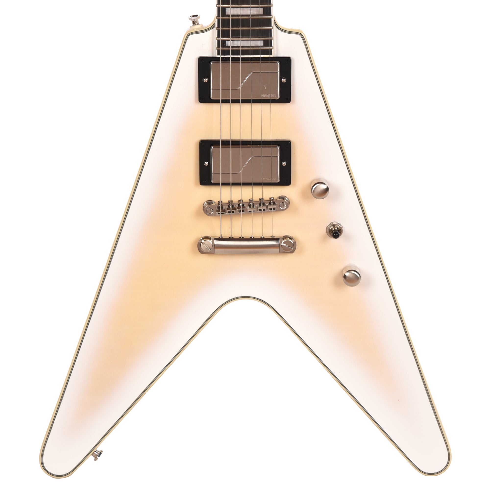 Epiphone Modern Flying V Prophecy Aged White Tiger Electric Guitars / Solid Body
