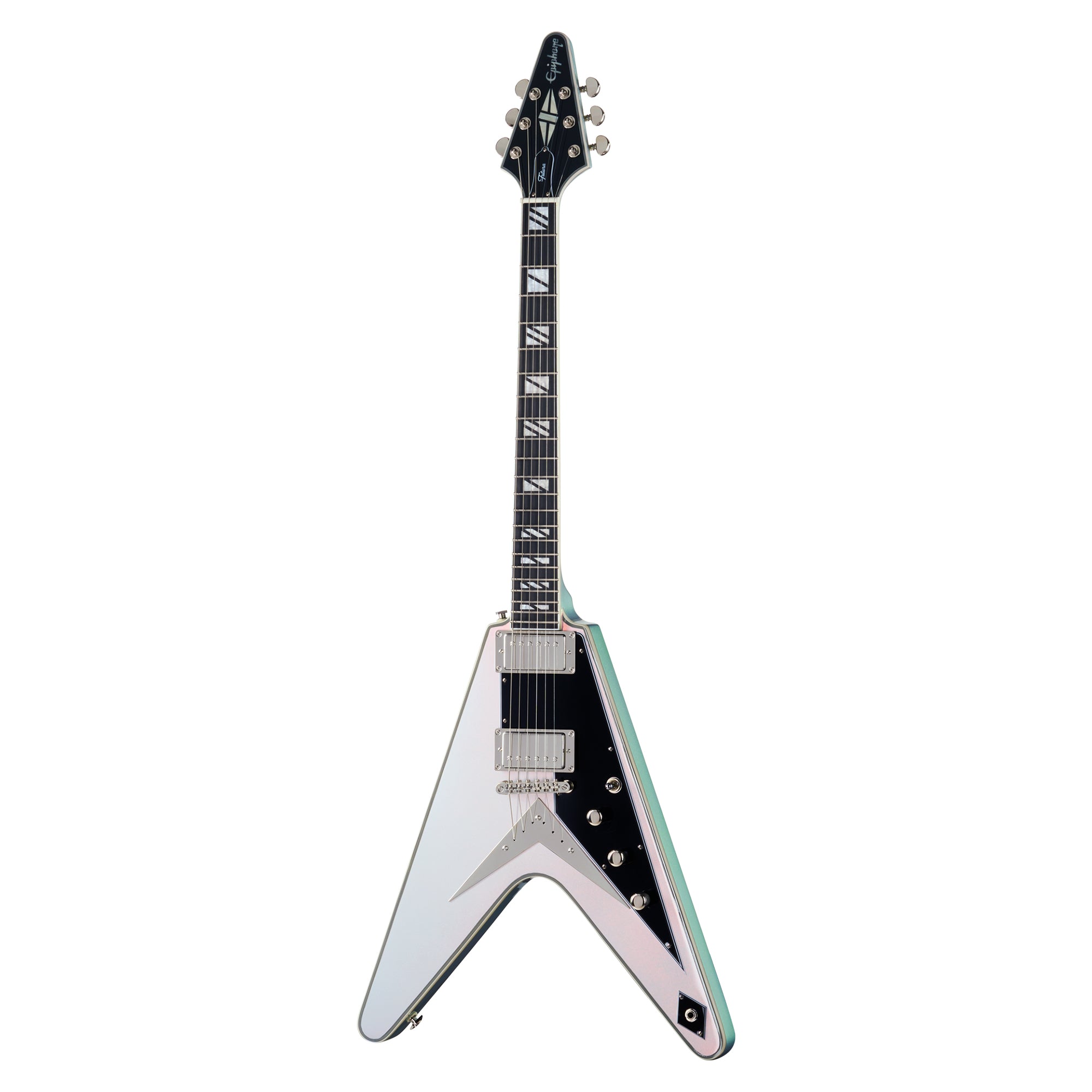 Epiphone Modern Futura Flying V Custom Quicksilver Shift – Chicago