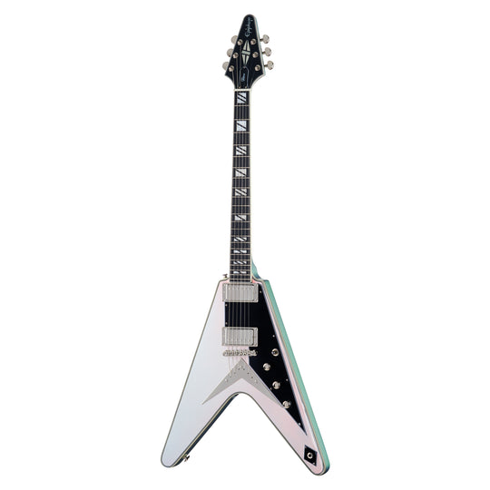 Epiphone Modern Futura Flying V Custom Quicksilver Shift Electric Guitars / Solid Body