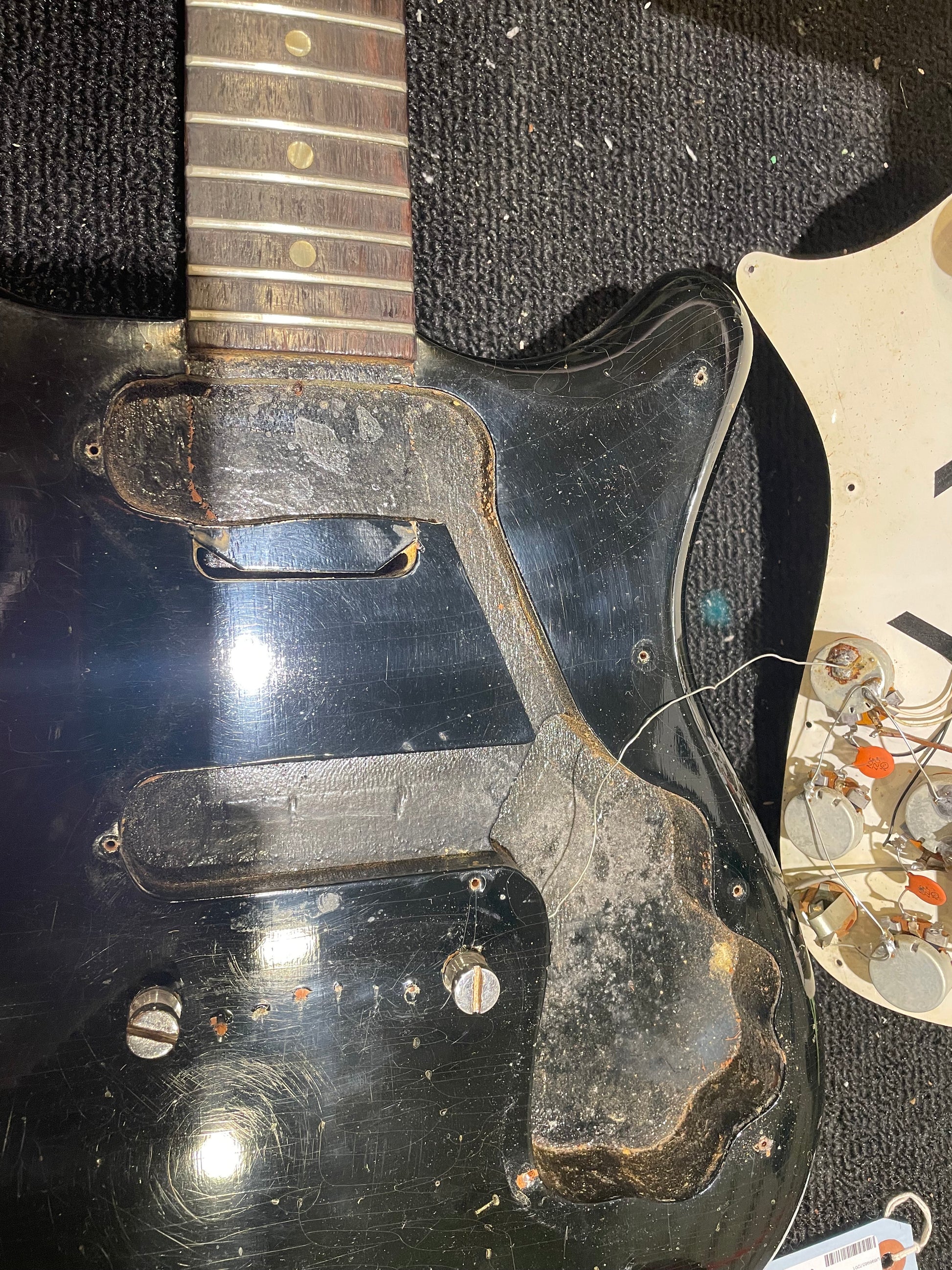 Epiphone Olympic Double Black 1965 Electric Guitars / Solid Body