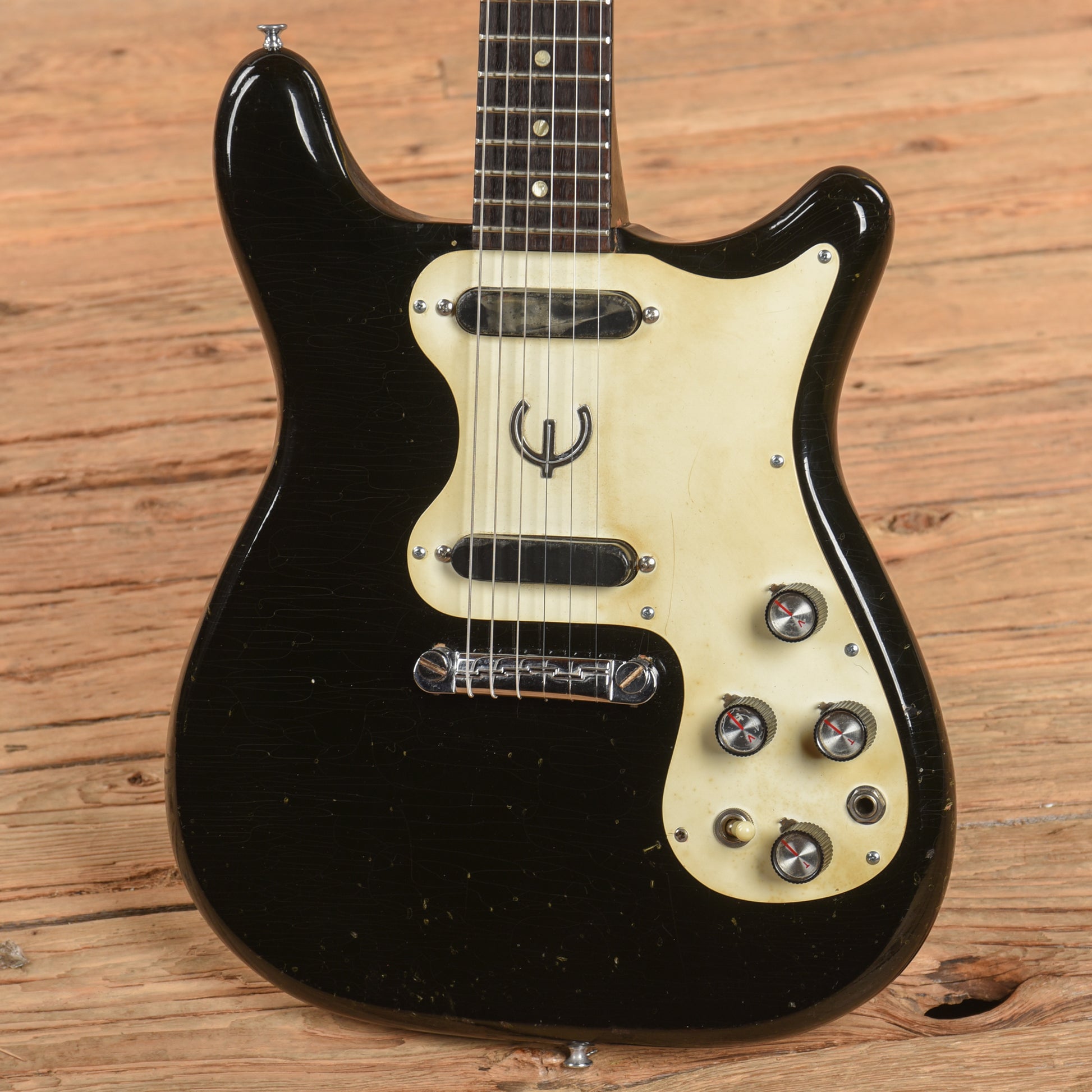 Epiphone Olympic Double Black 1965 Electric Guitars / Solid Body