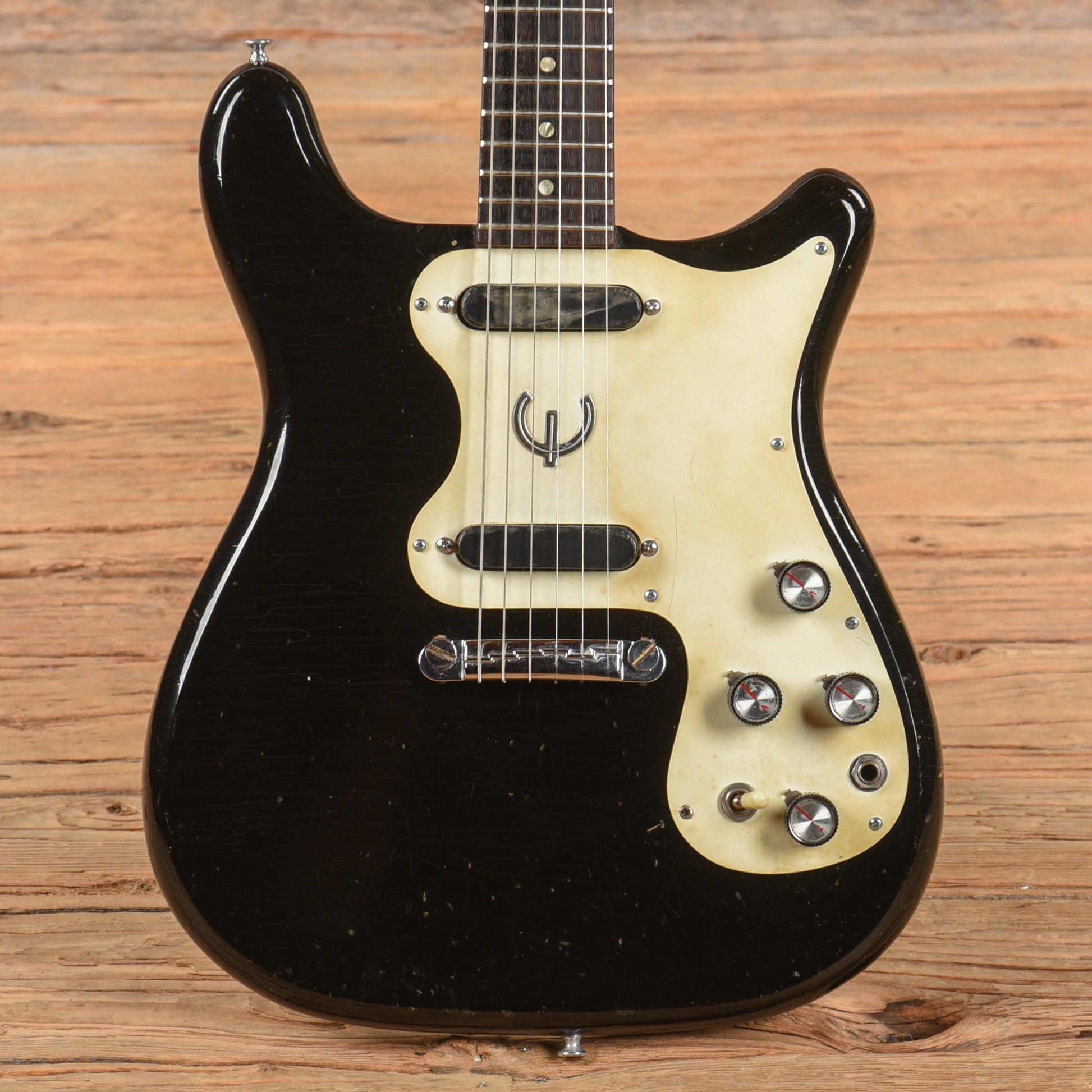 Epiphone Olympic Double Black 1965 Electric Guitars / Solid Body