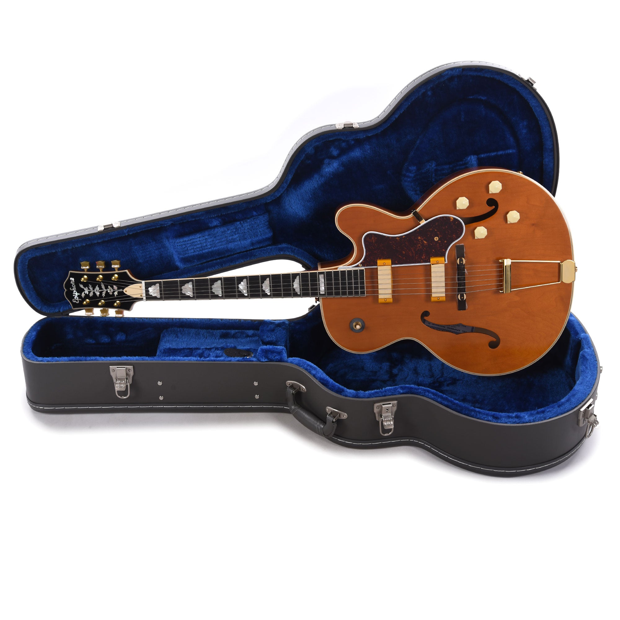 Epiphone Original 150th Anniversary Zephyr DeLuxe Regent Aged Antique Natural Electric Guitars / Solid Body