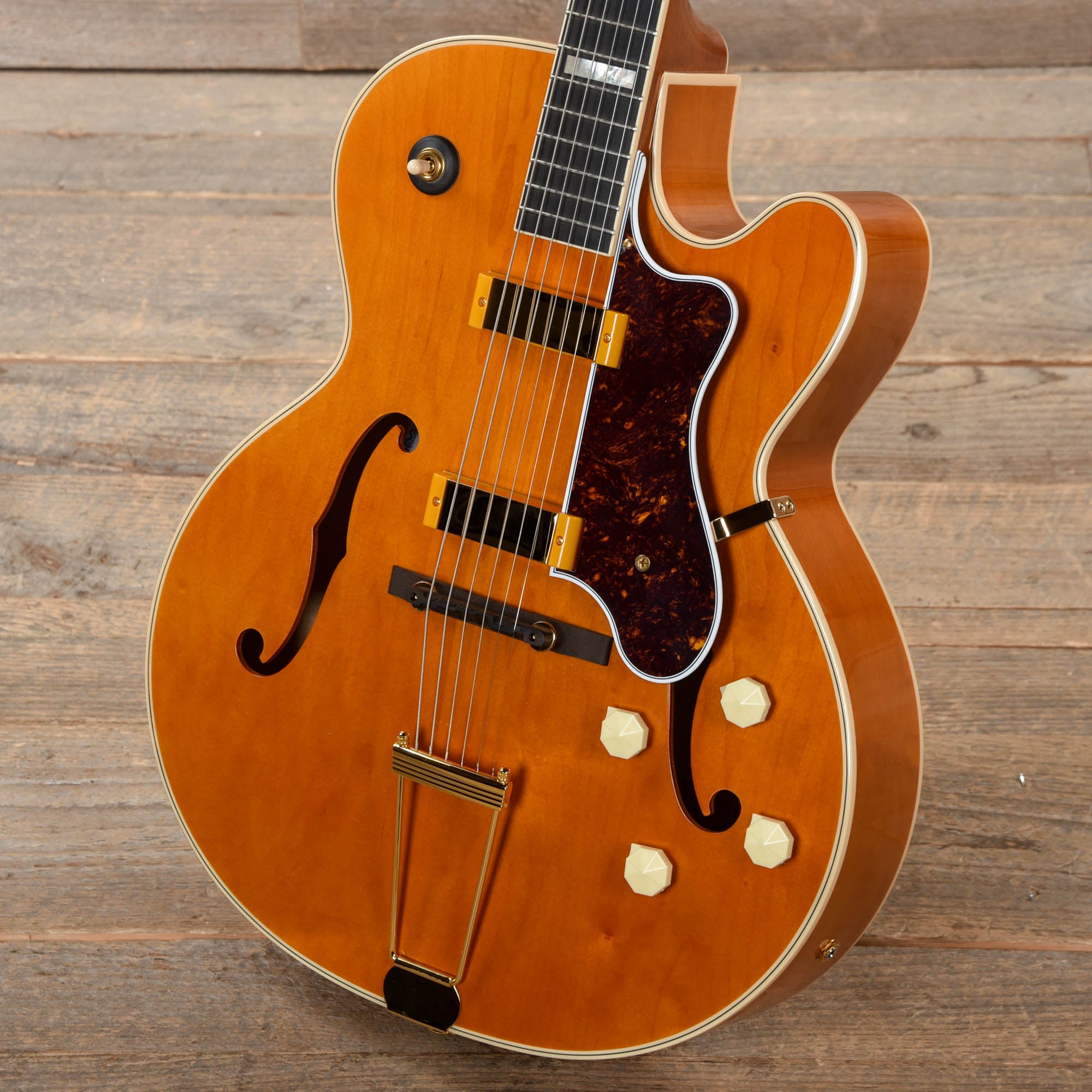 Epiphone Original 150th Anniversary Zephyr DeLuxe Regent Aged Antique Natural Electric Guitars / Solid Body