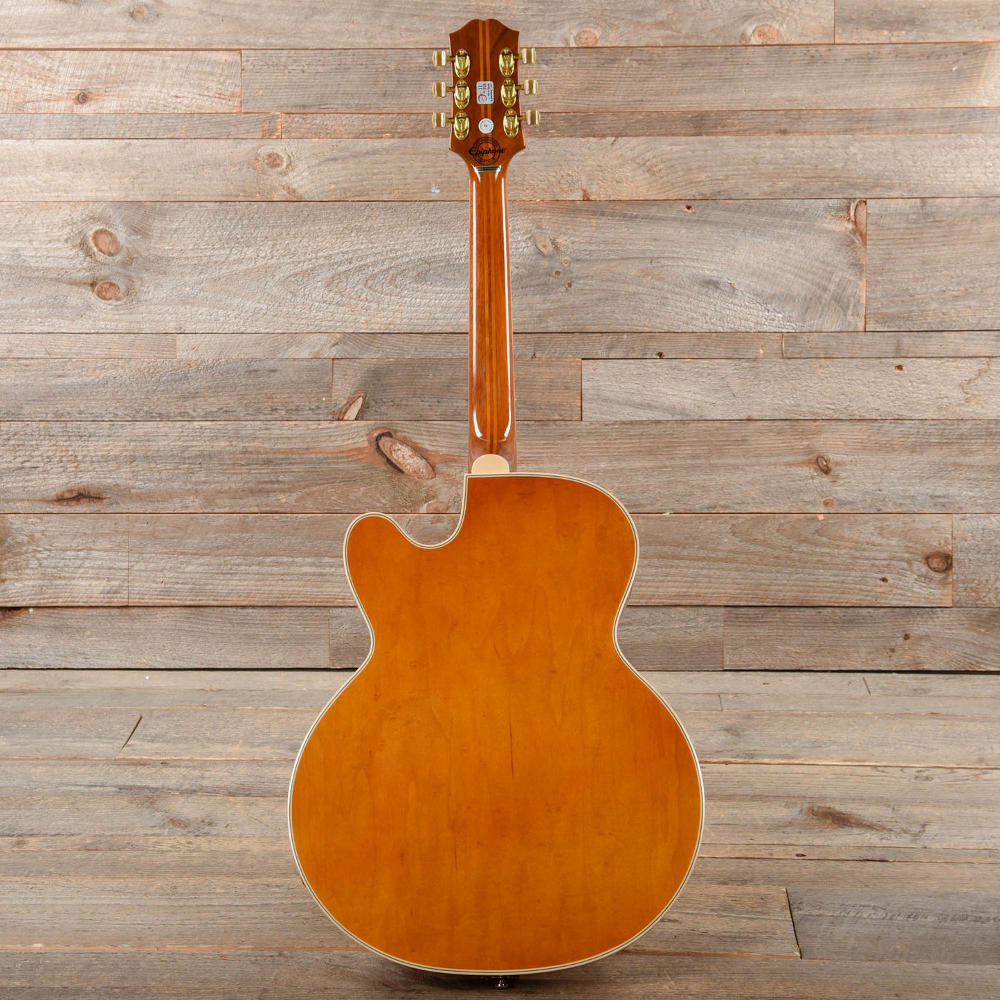 Epiphone Original 150th Anniversary Zephyr DeLuxe Regent Aged Antique Natural Electric Guitars / Solid Body