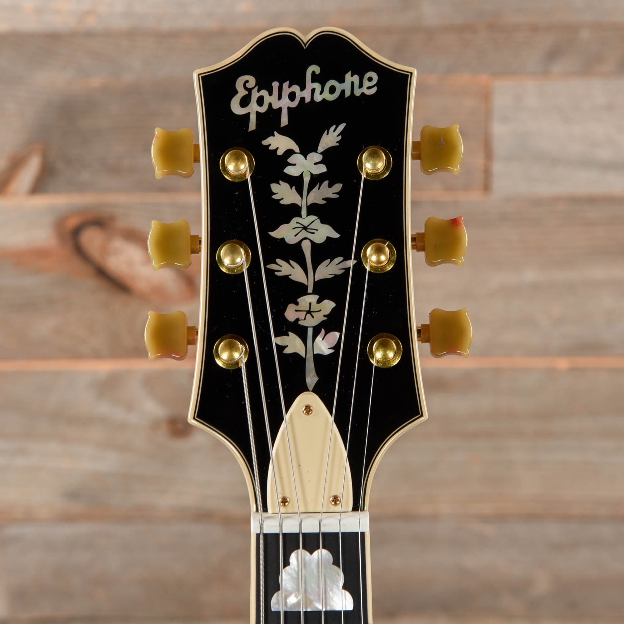 Epiphone Original 150th Anniversary Zephyr DeLuxe Regent Aged Antique Natural Electric Guitars / Solid Body