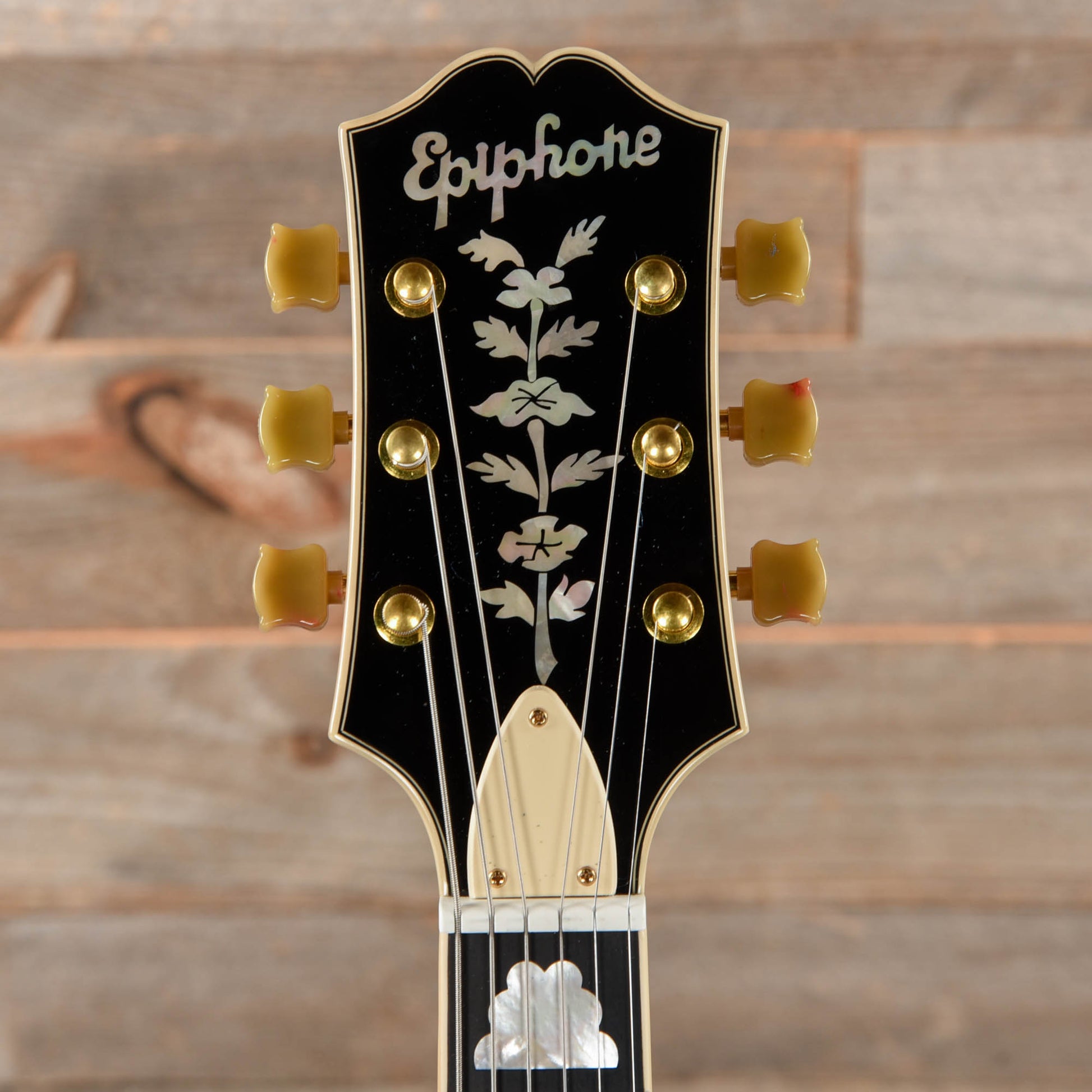Epiphone Original 150th Anniversary Zephyr DeLuxe Regent Aged Antique Natural Electric Guitars / Solid Body
