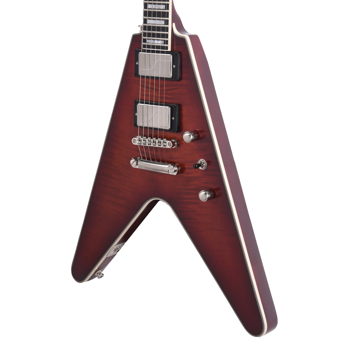 Epiphone Original Flying V Prophecy Aged Bengal Tiger Burst Electric Guitars / Solid Body