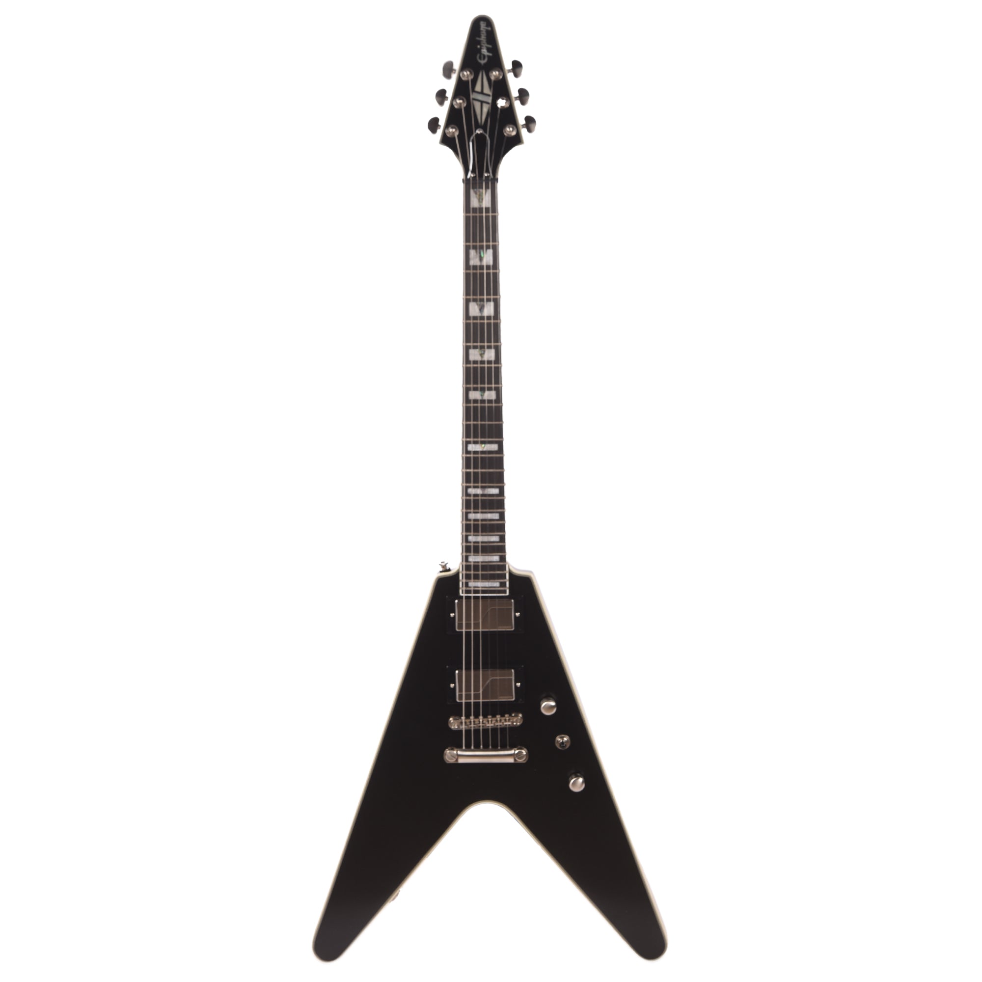 Epiphone Original Flying V Prophecy Aged Jet Black Metallic Electric Guitars / Solid Body